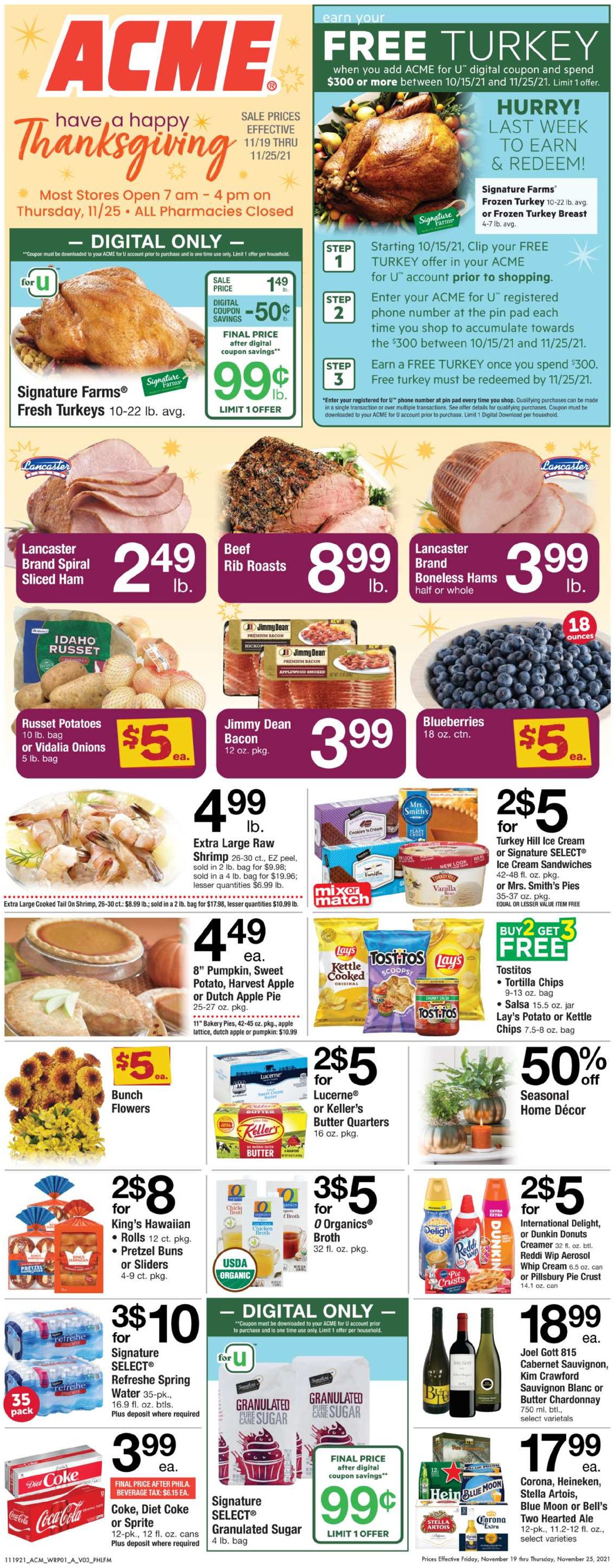 Catalogue Acme from 11/19/2021