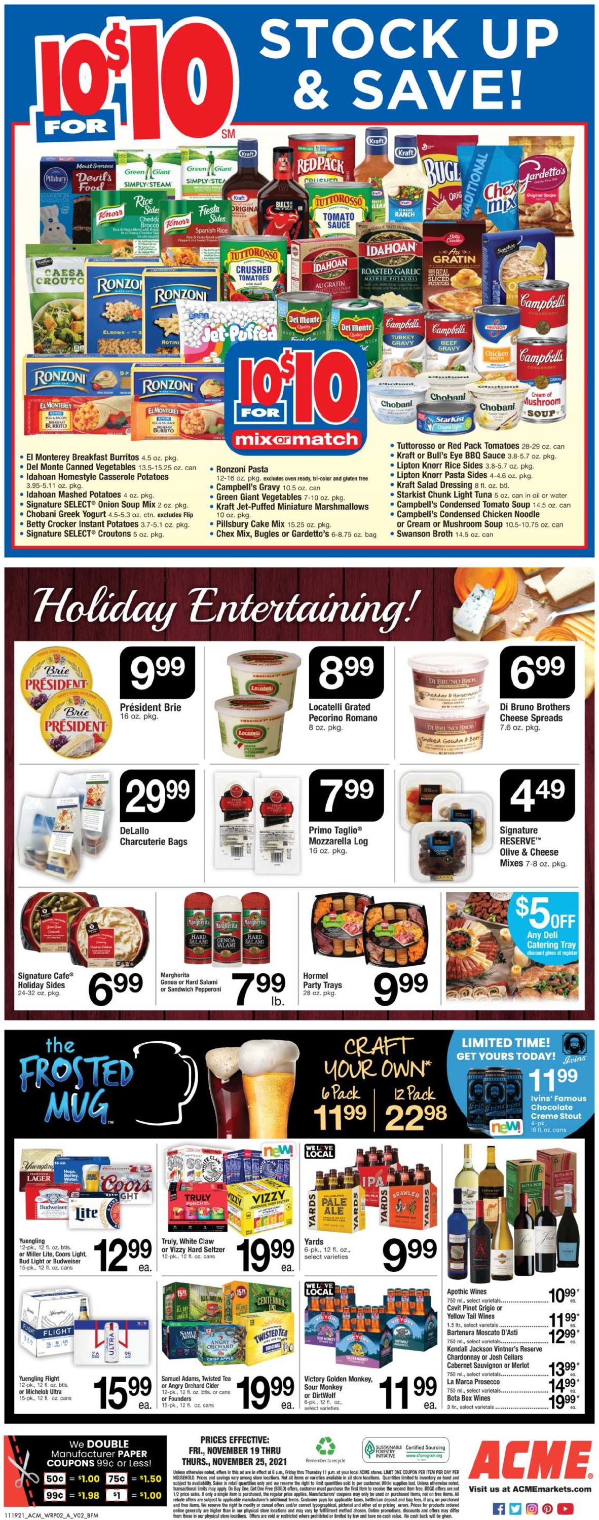 Catalogue Acme from 11/19/2021