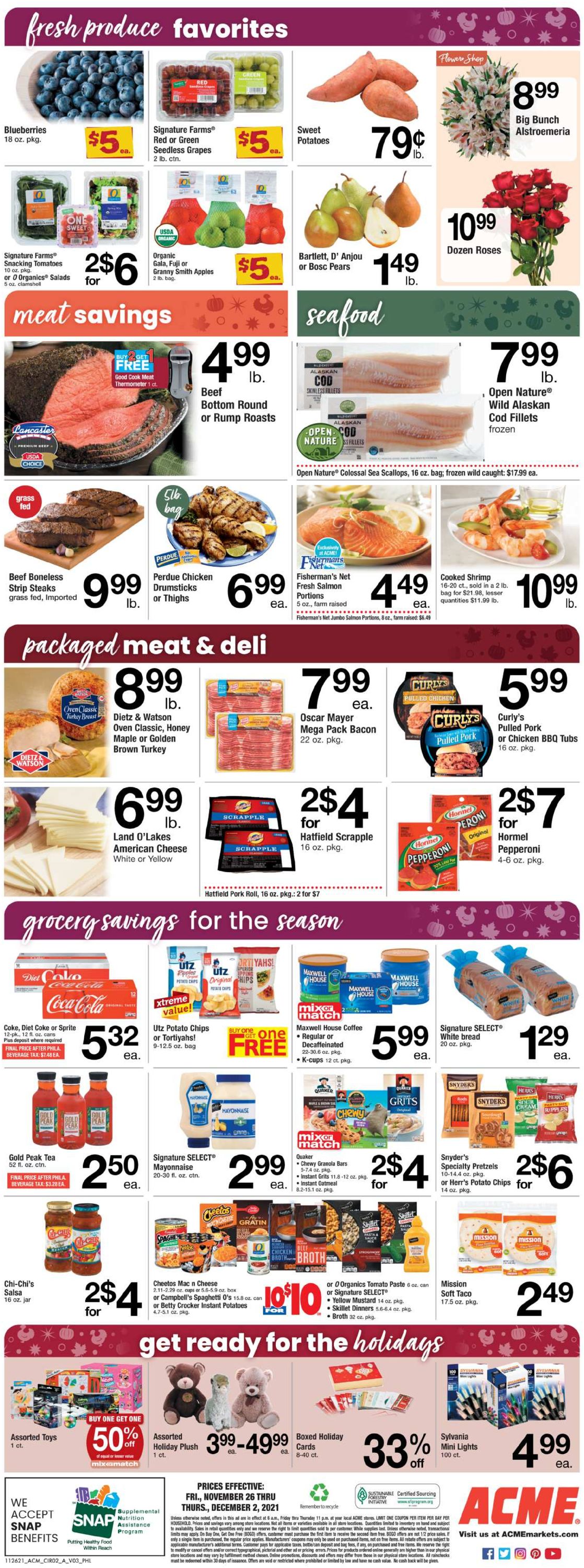 Catalogue Acme from 11/26/2021