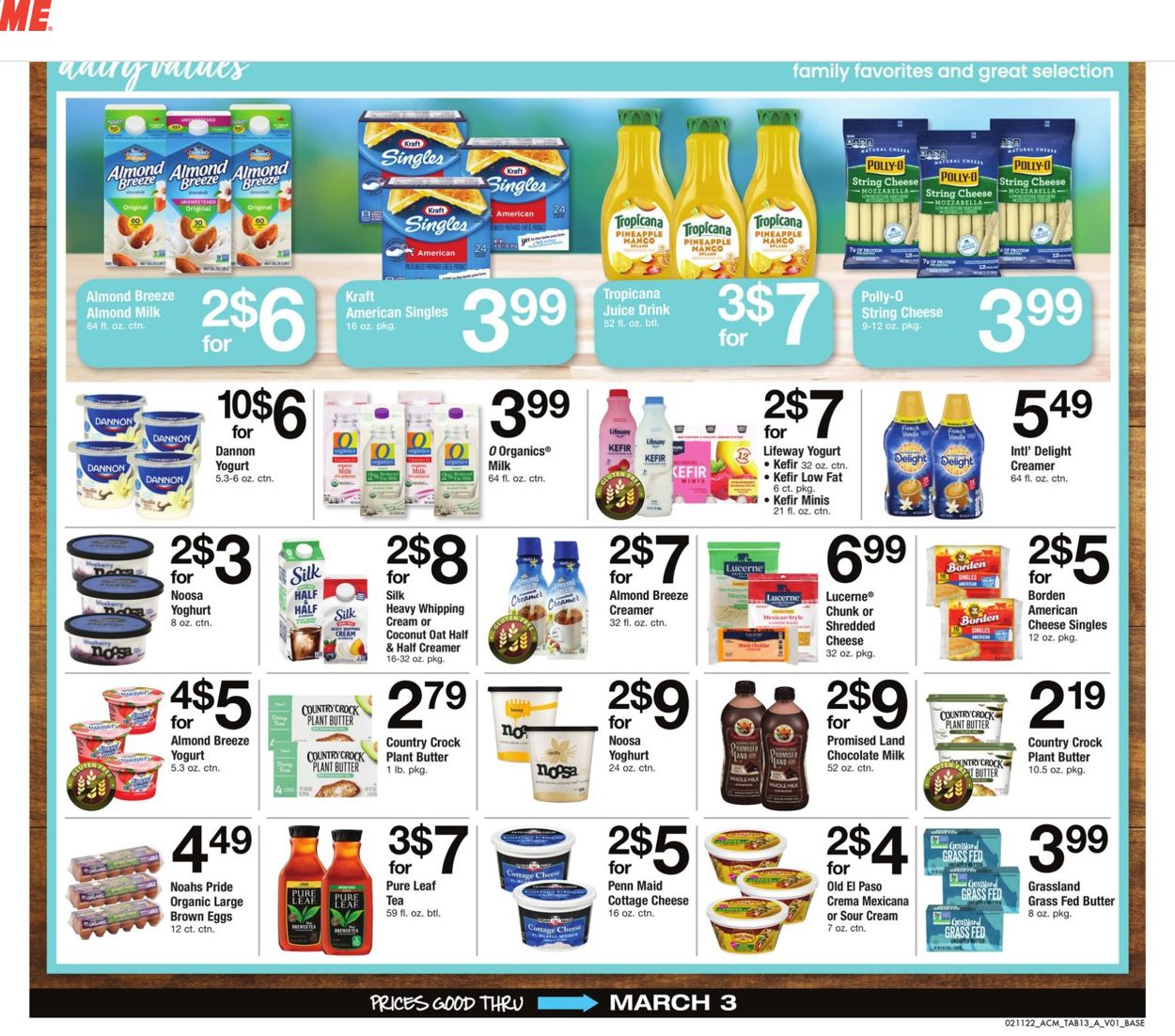 Catalogue Acme from 02/11/2022