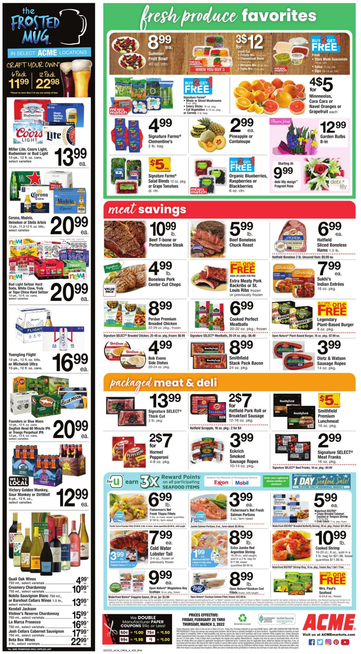 Catalogue Acme from 02/25/2022
