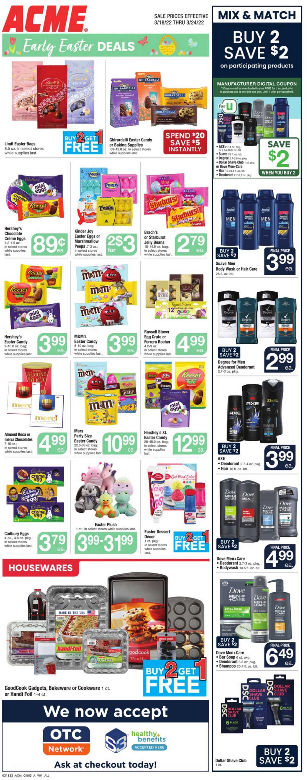 Catalogue Acme from 03/18/2022