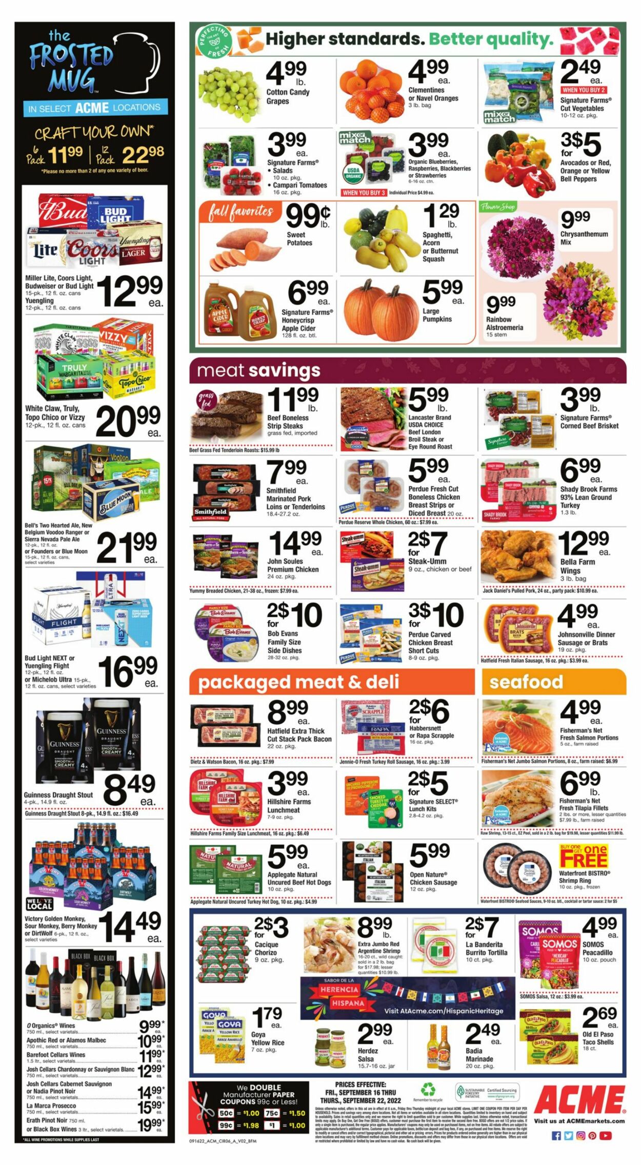 Catalogue Acme from 09/16/2022