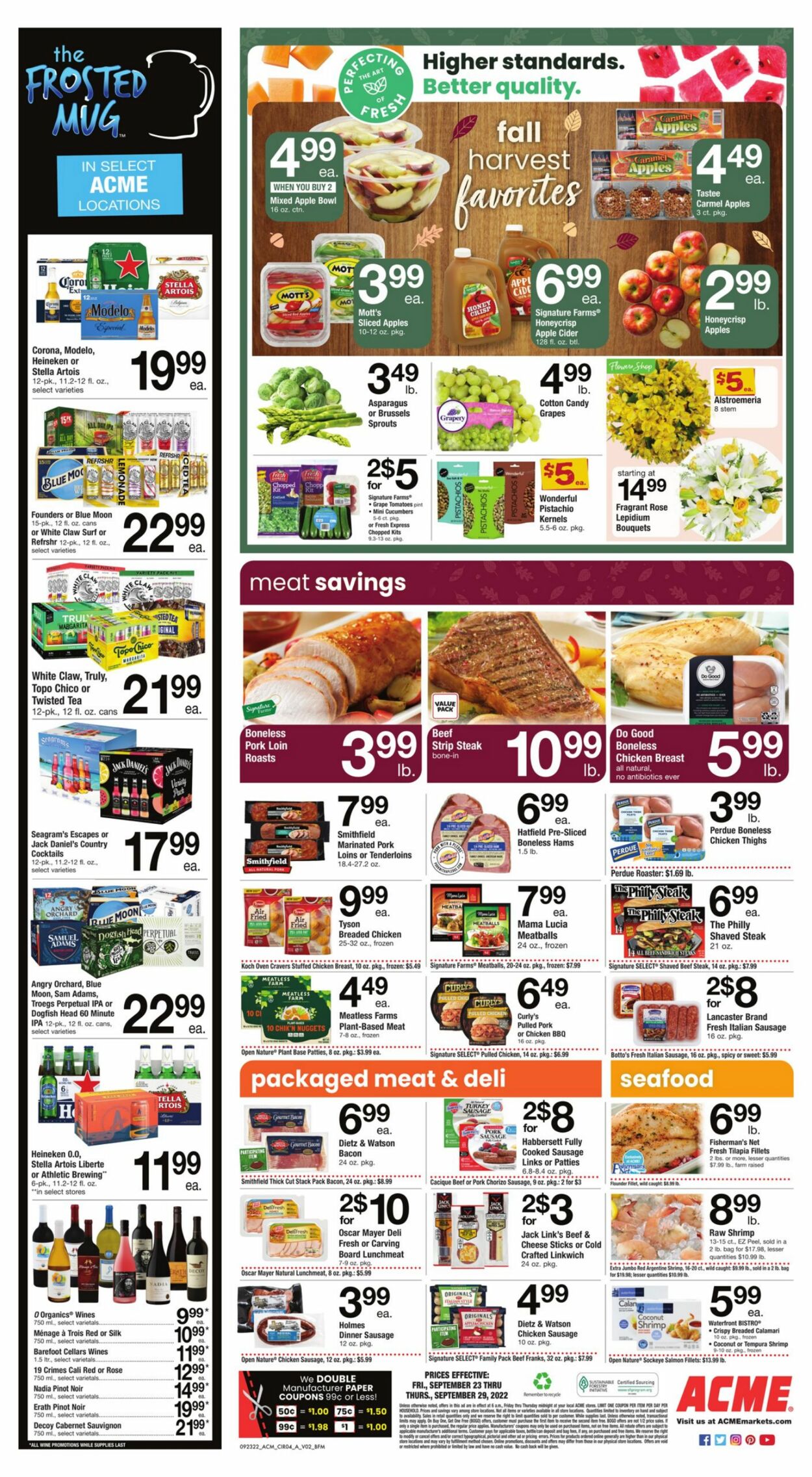 Catalogue Acme from 09/23/2022
