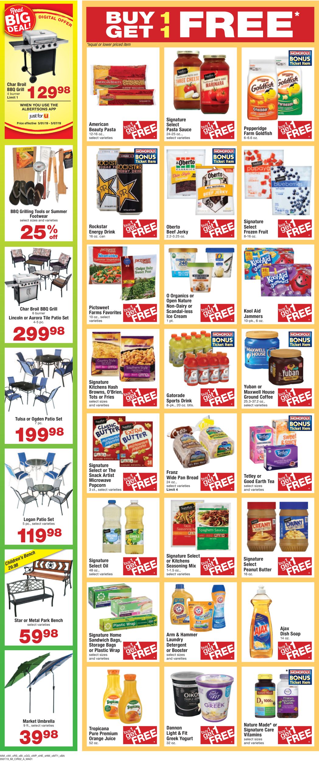 Catalogue Albertsons from 05/01/2019