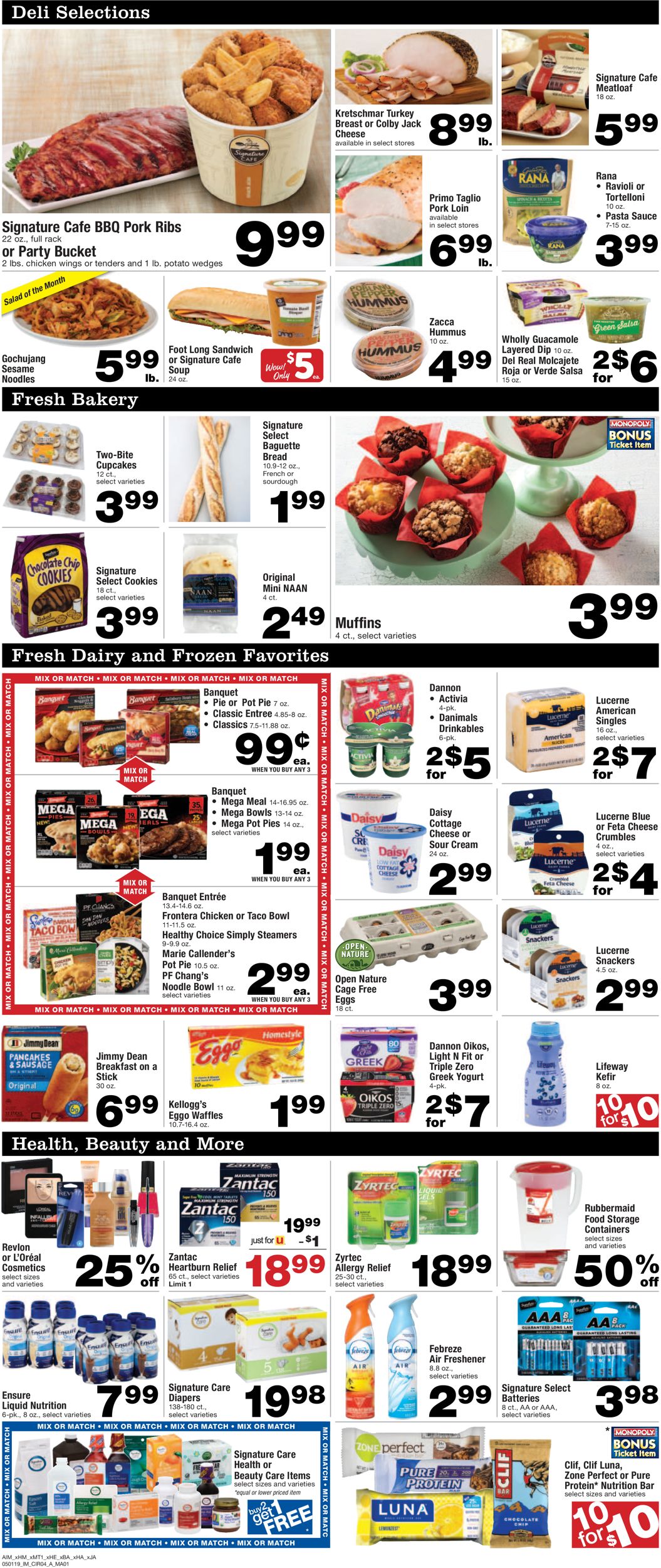 Catalogue Albertsons from 05/01/2019