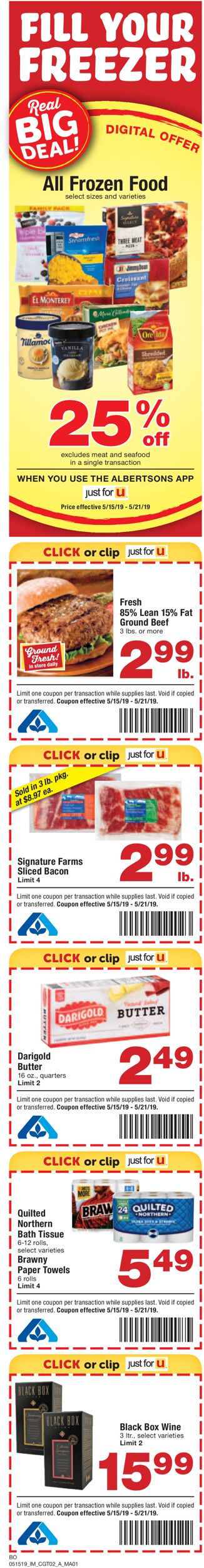 Catalogue Albertsons from 05/15/2019