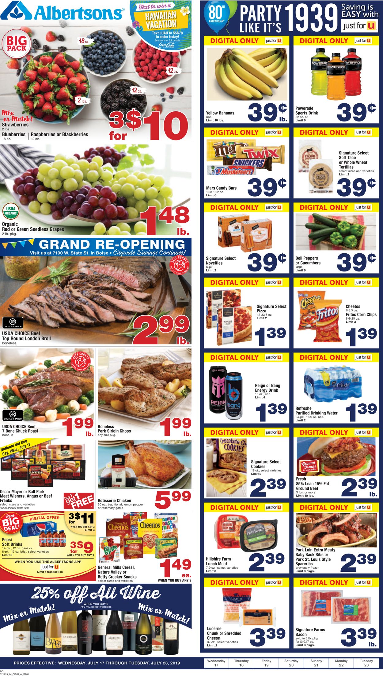 Catalogue Albertsons from 07/17/2019