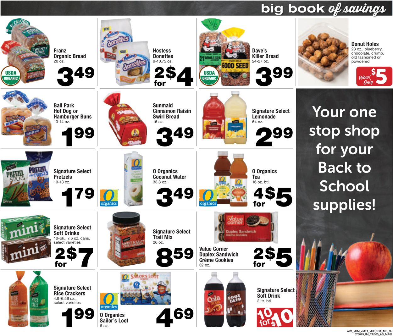 Catalogue Albertsons from 07/30/2019