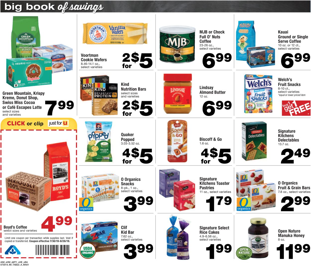 Catalogue Albertsons from 07/30/2019