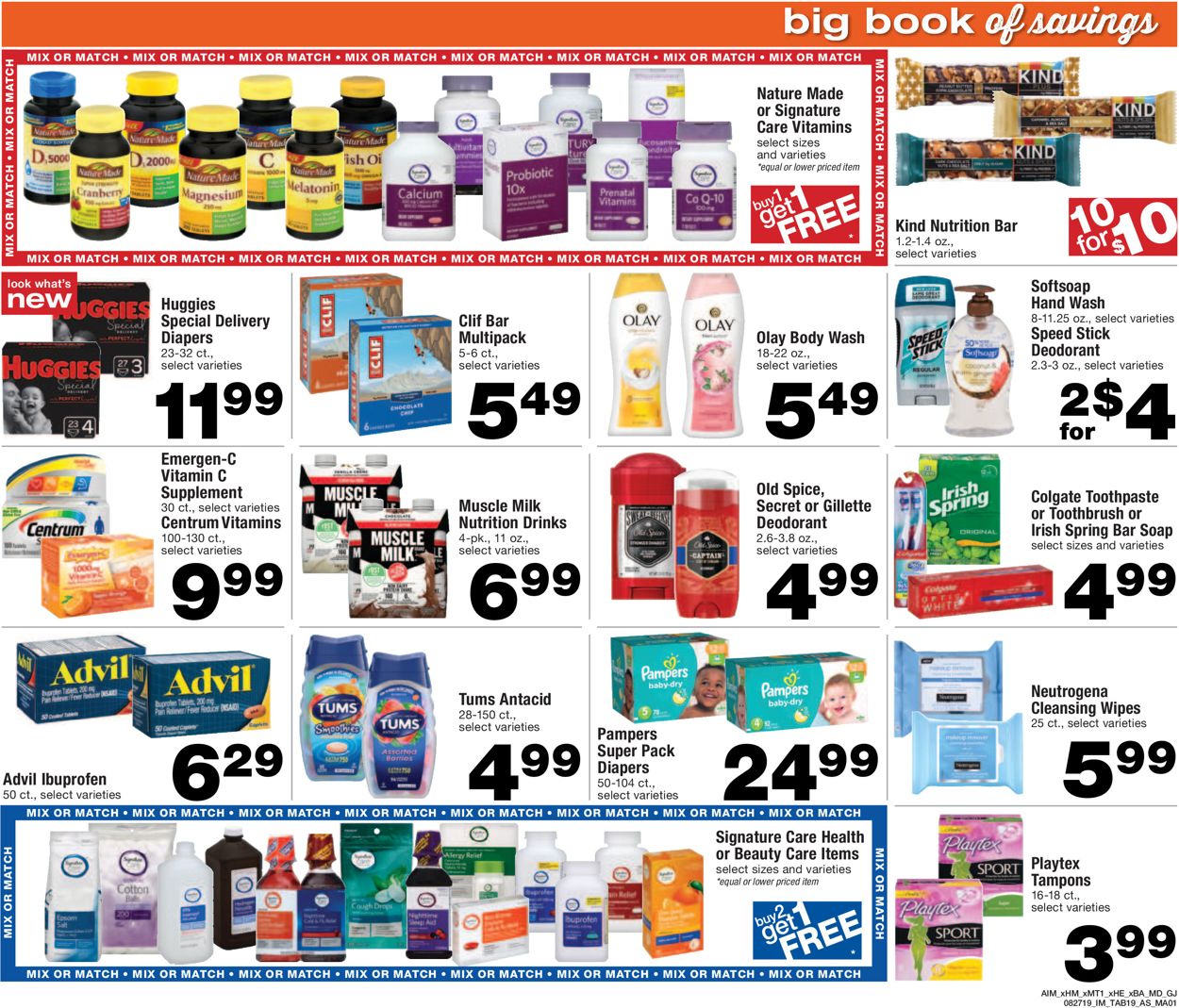 Catalogue Albertsons from 08/27/2019