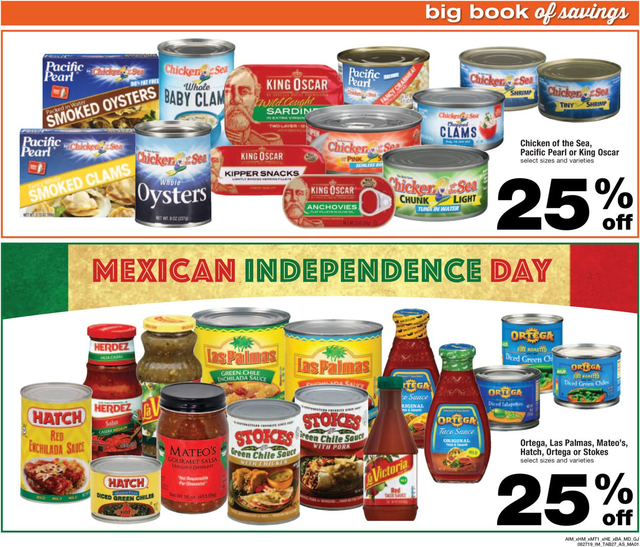 Catalogue Albertsons from 08/27/2019