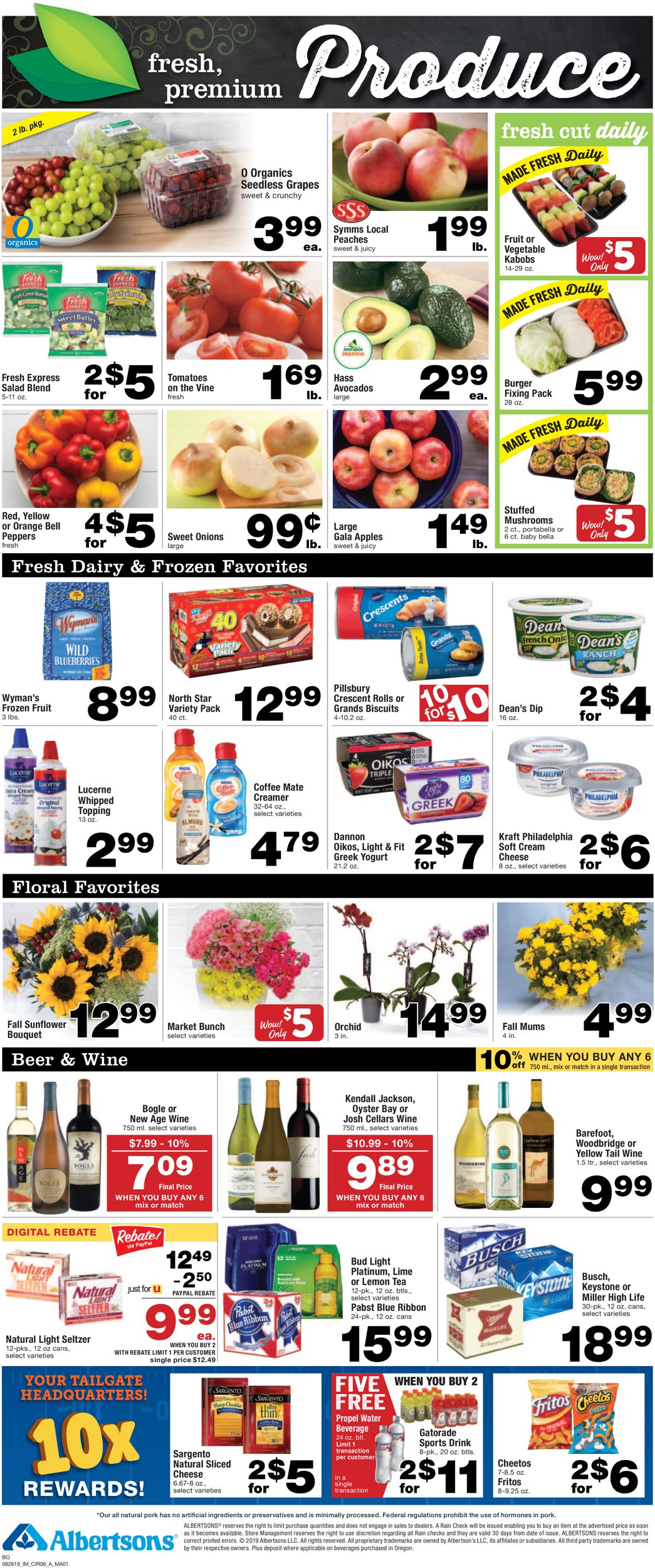 Catalogue Albertsons from 08/28/2019