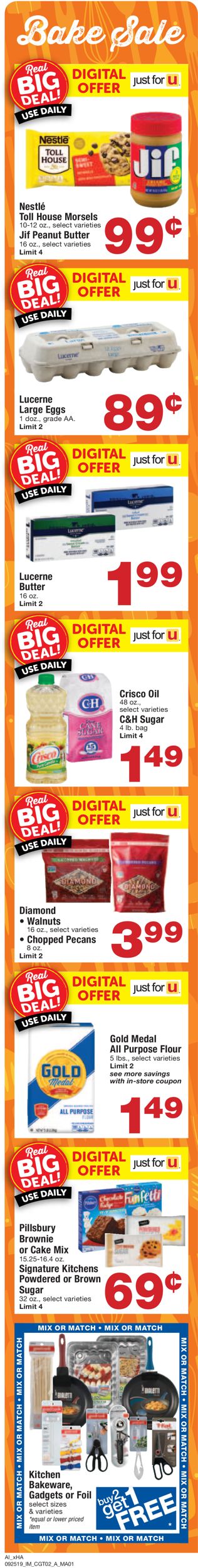 Catalogue Albertsons from 09/25/2019