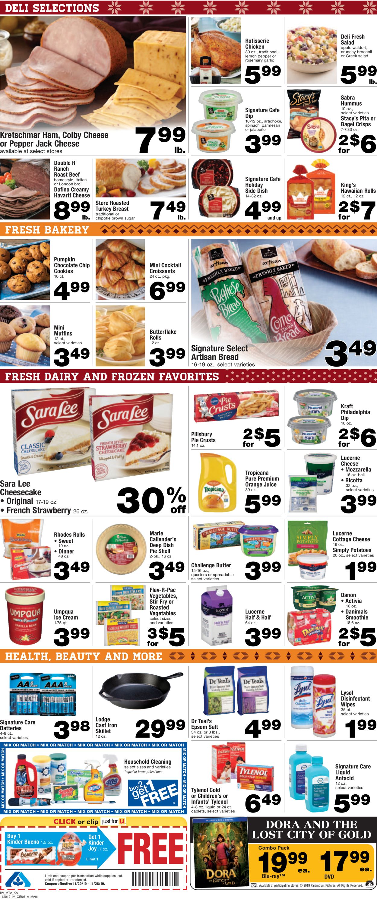 Catalogue Albertsons - Holiday Ad 2019 from 11/20/2019