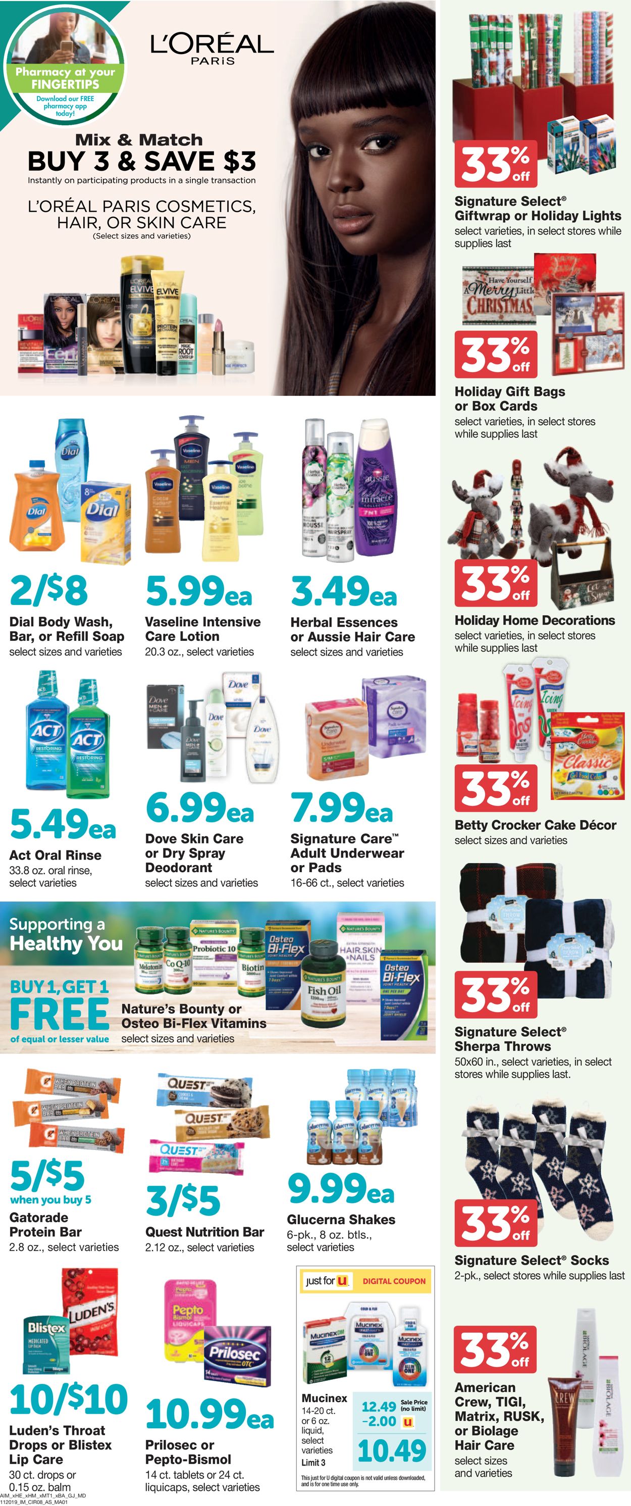 Albertsons Holiday Ad 2019 Current weekly ad 11/20 11/28/2019 [8