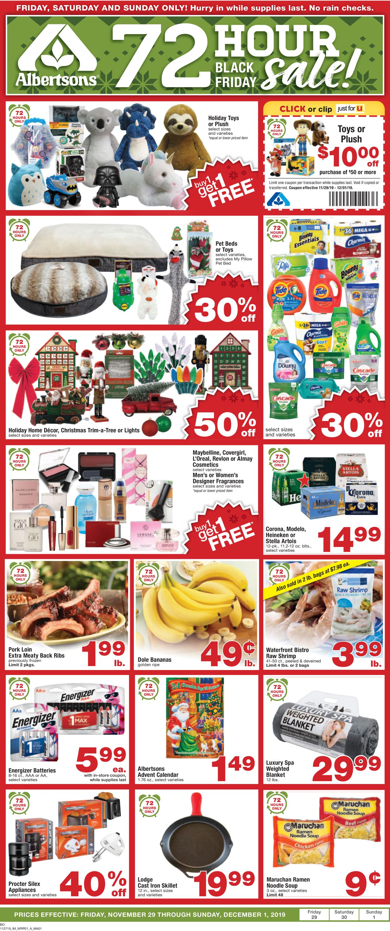 Catalogue Albertsons - Black Friday Ad 2019 from 11/29/2019