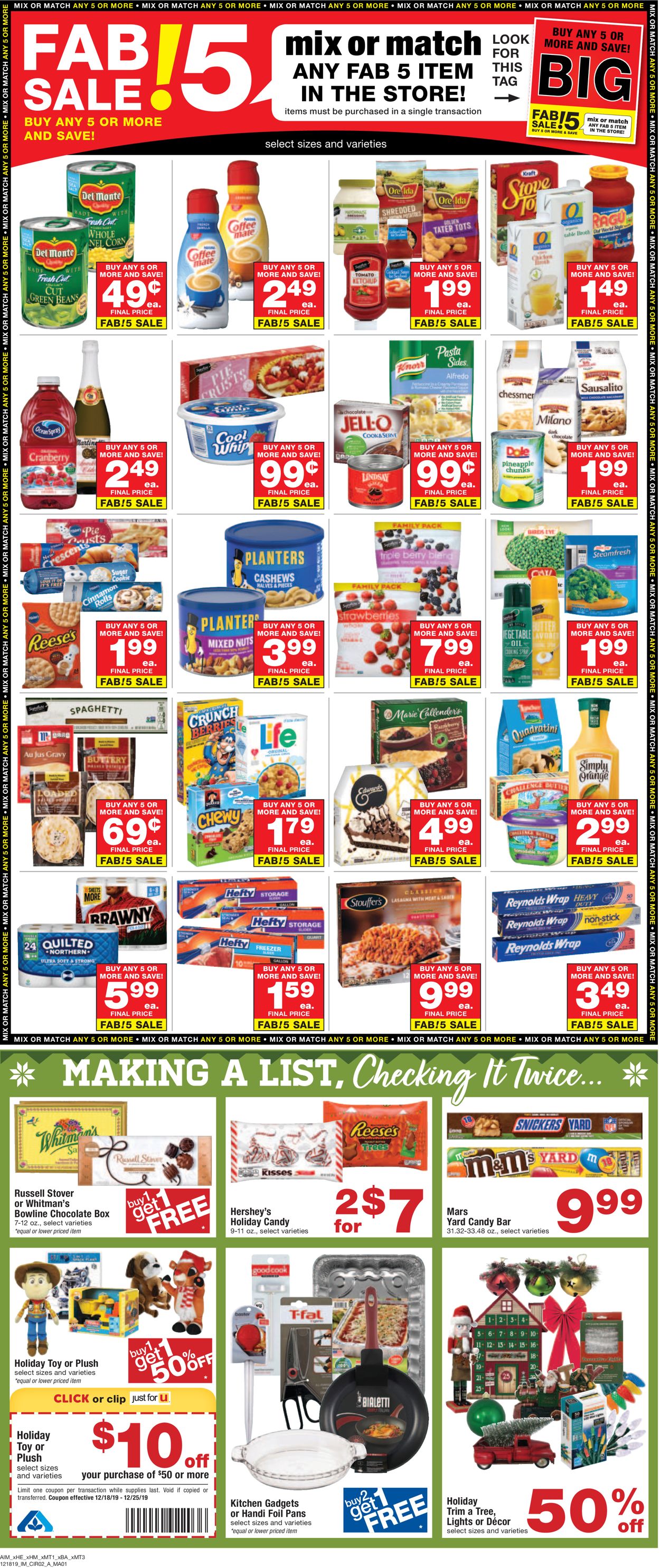Catalogue Albertsons - Christmas Ad 2019 from 12/18/2019