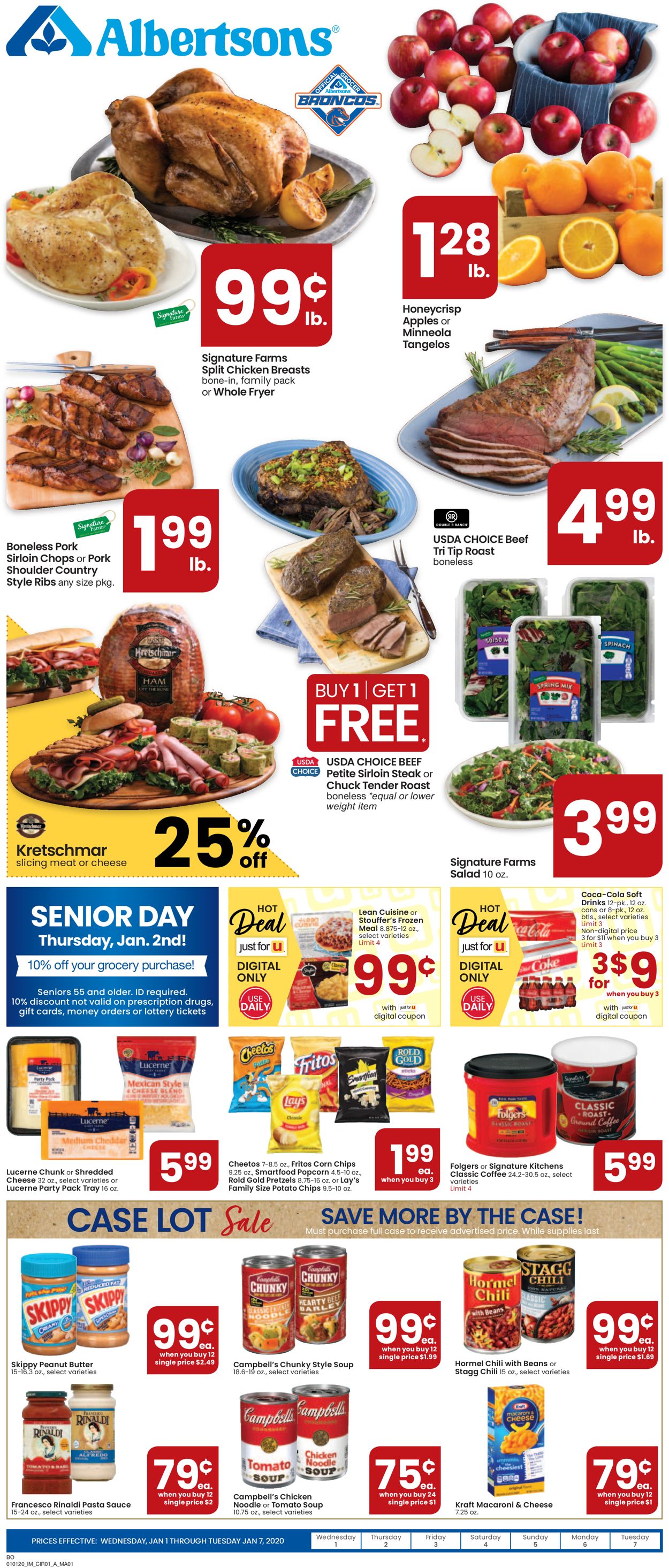 Catalogue Albertsons - New Year's Ad 2020 from 01/01/2020