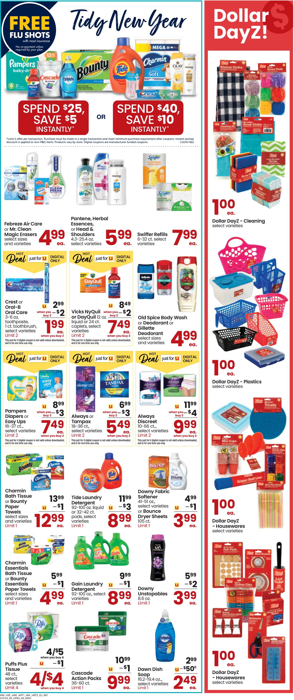 Catalogue Albertsons - New Year's Ad 2020 from 01/01/2020