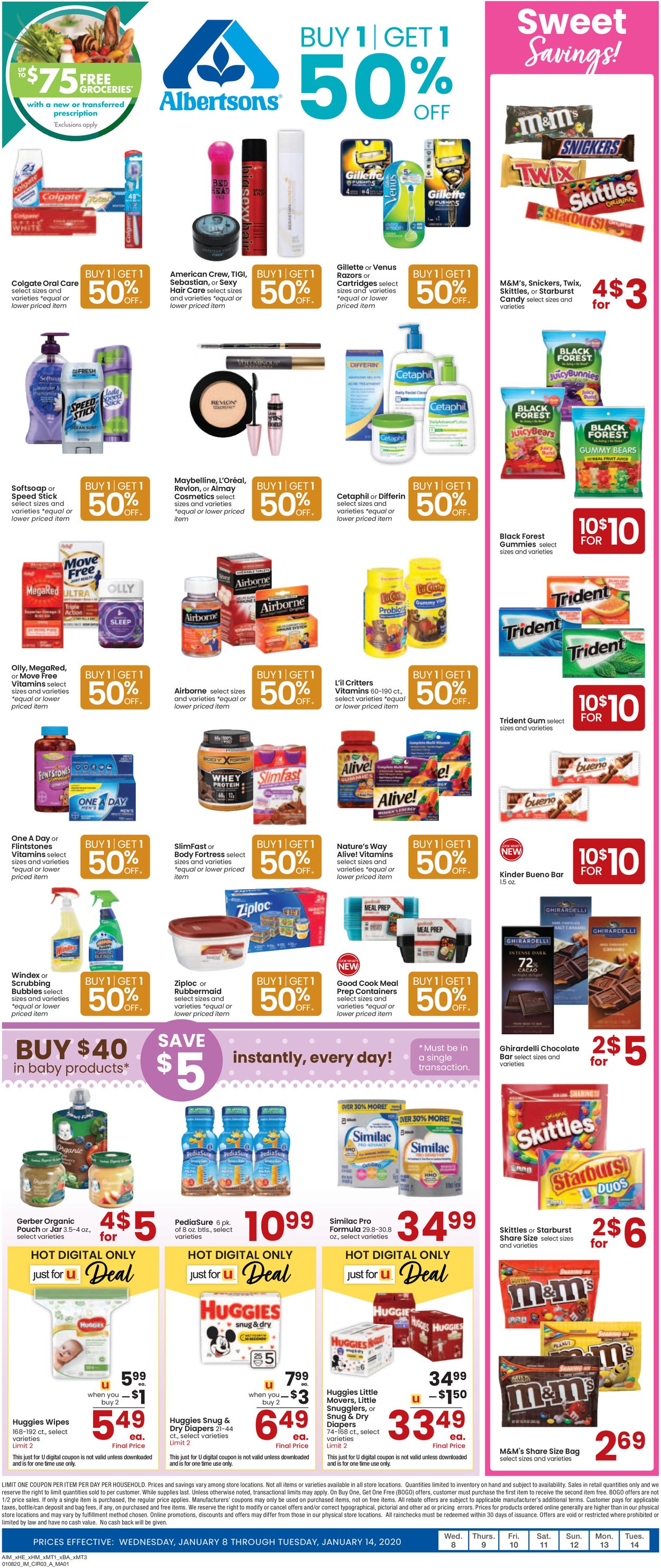 Catalogue Albertsons from 01/08/2020