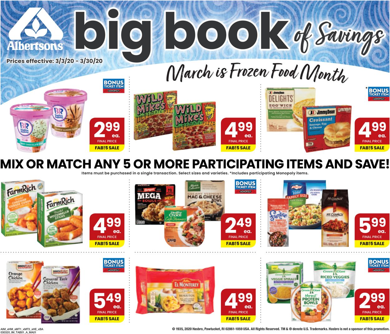 Catalogue Albertsons from 03/03/2020