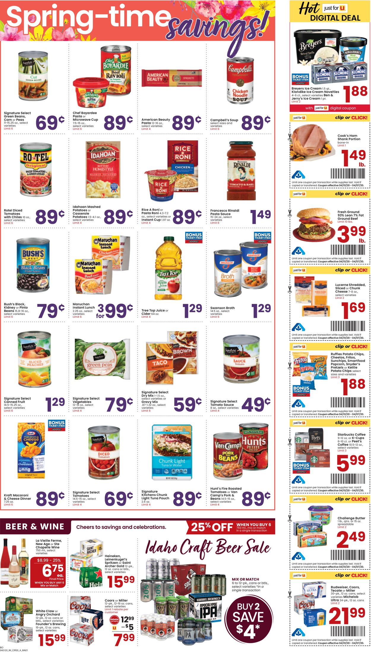 Catalogue Albertsons from 04/01/2020