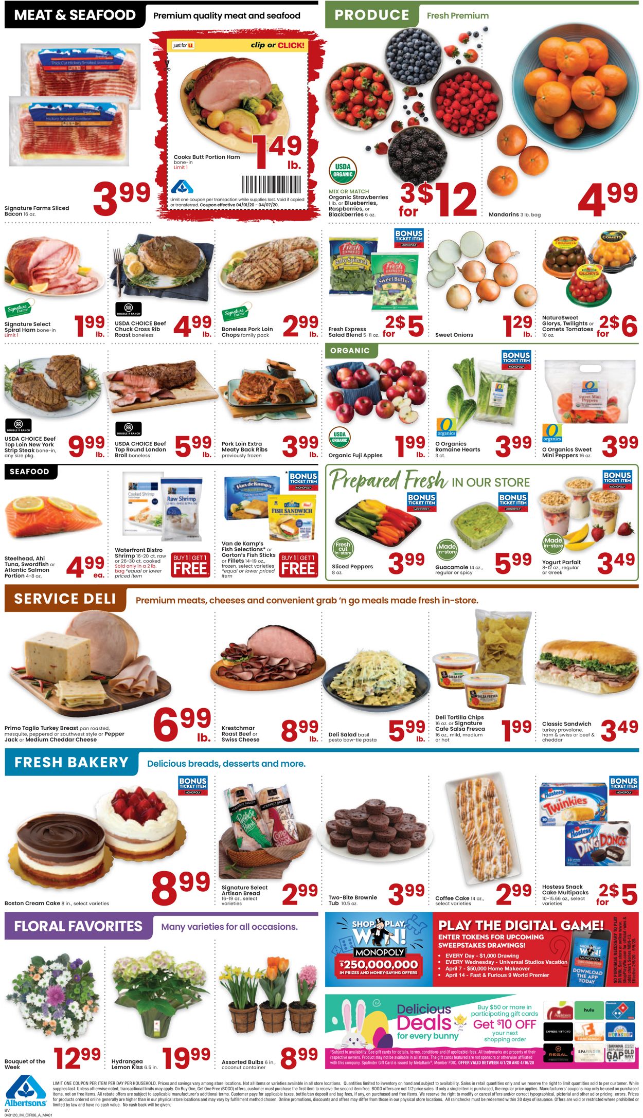 Catalogue Albertsons from 04/01/2020