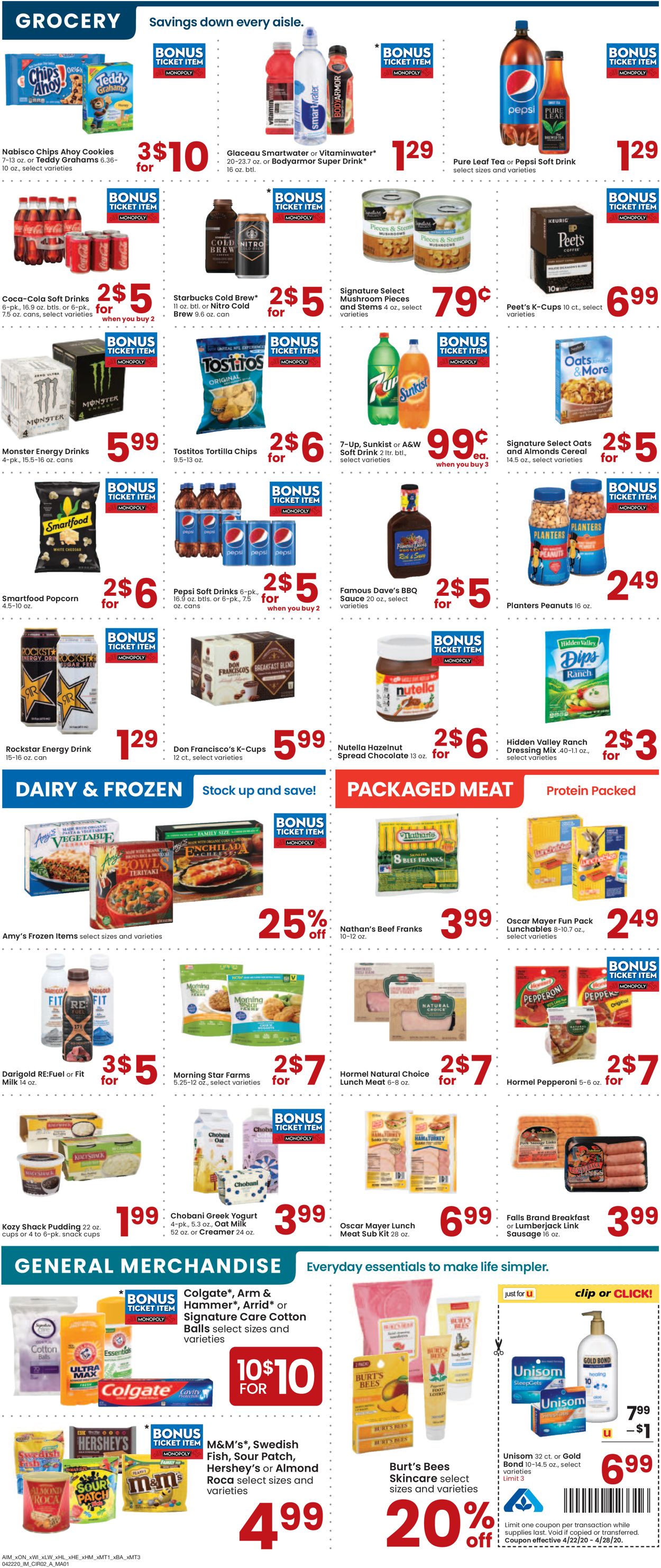 Catalogue Albertsons from 04/22/2020