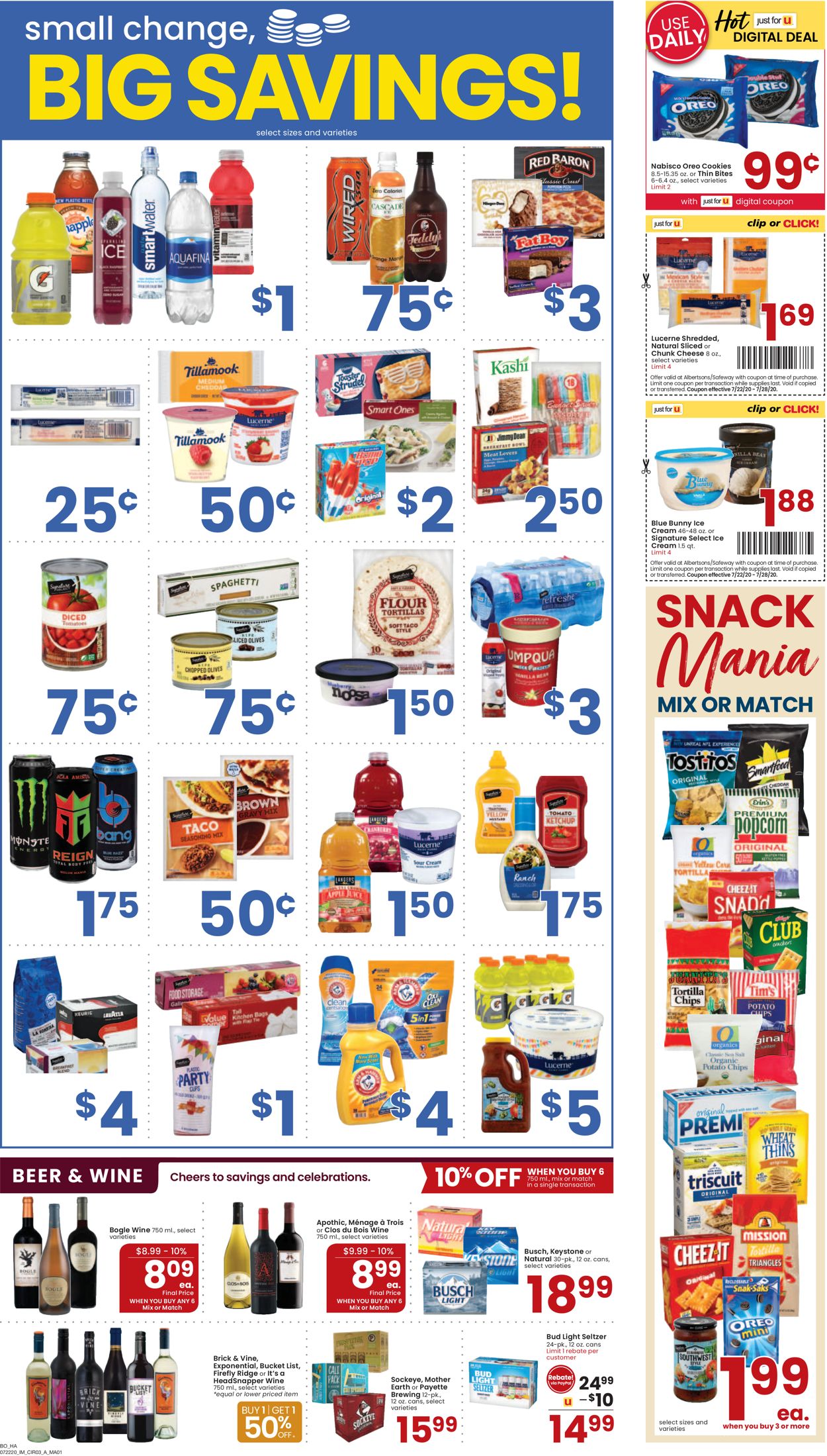 Catalogue Albertsons from 07/22/2020