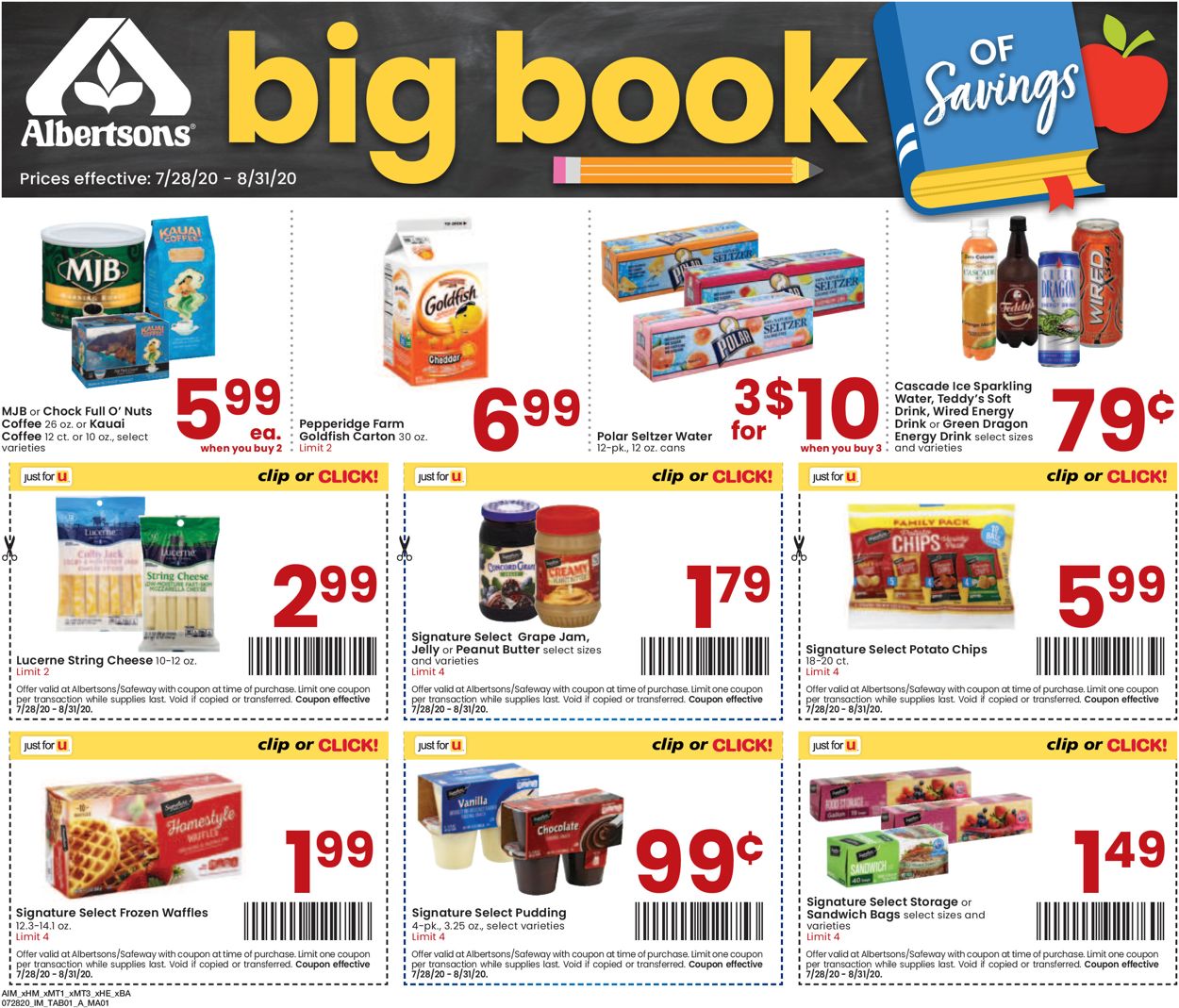 Catalogue Albertsons from 07/28/2020