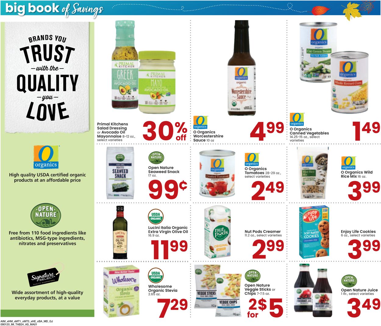 Catalogue Albertsons from 09/01/2020