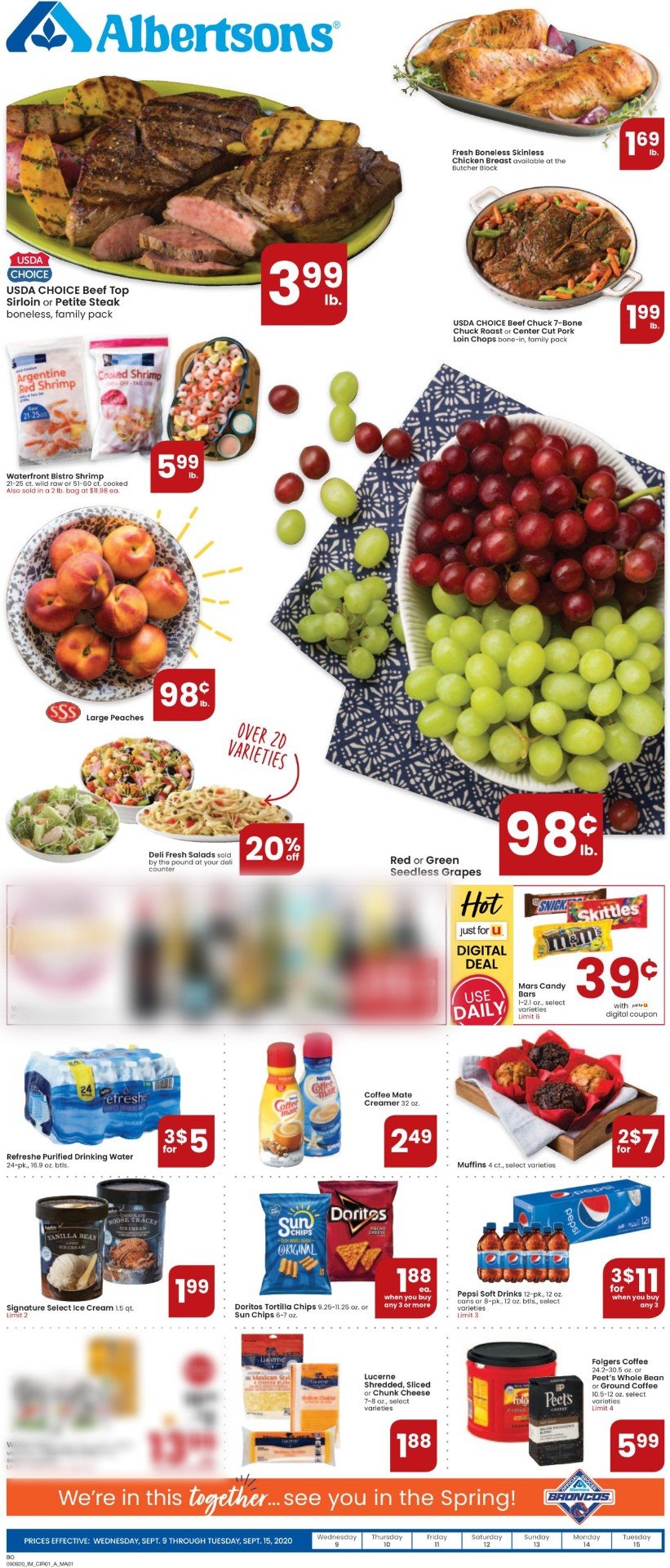 Catalogue Albertsons from 09/09/2020