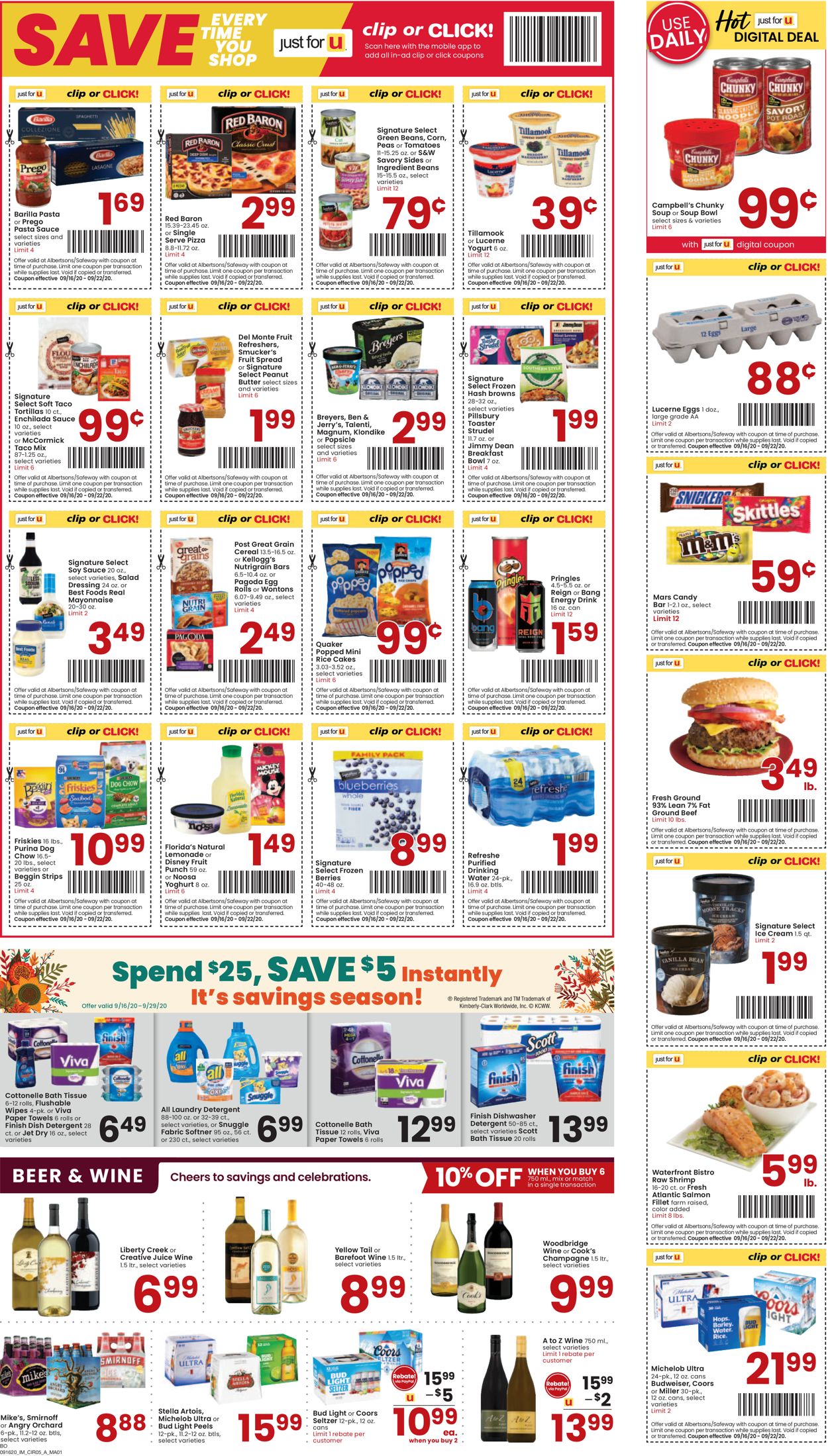 Catalogue Albertsons from 09/16/2020