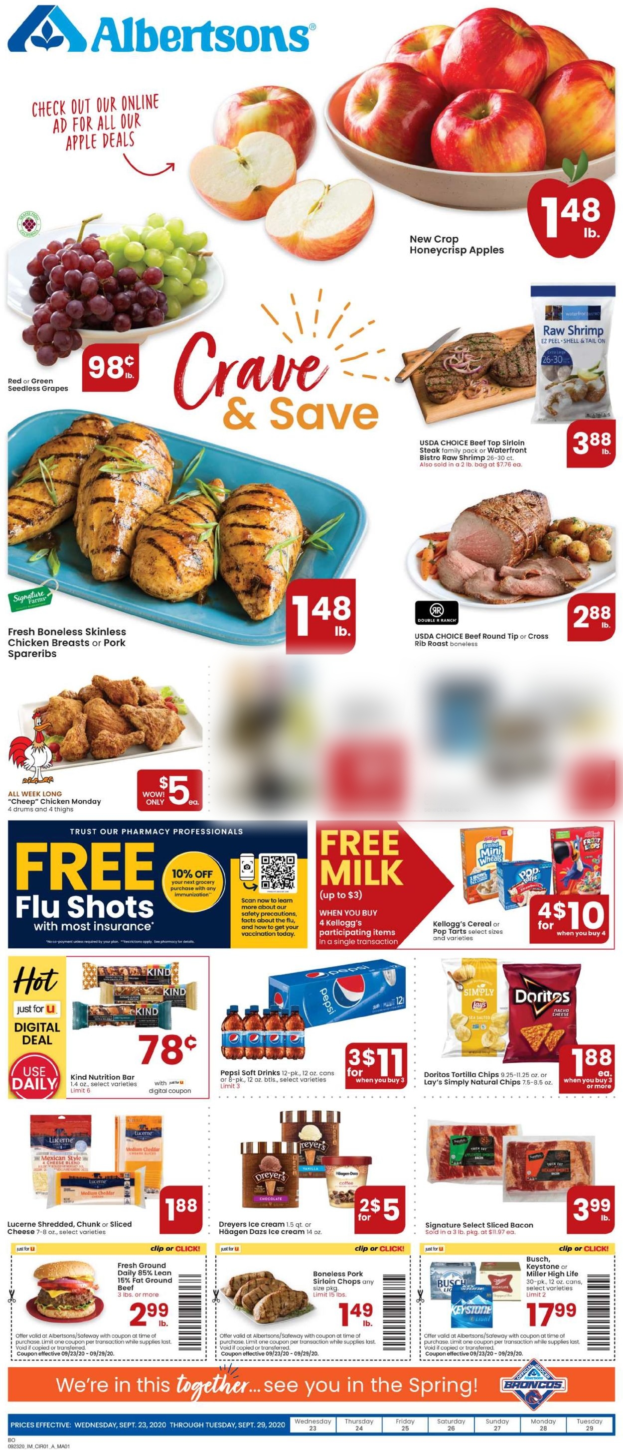 Catalogue Albertsons from 09/23/2020