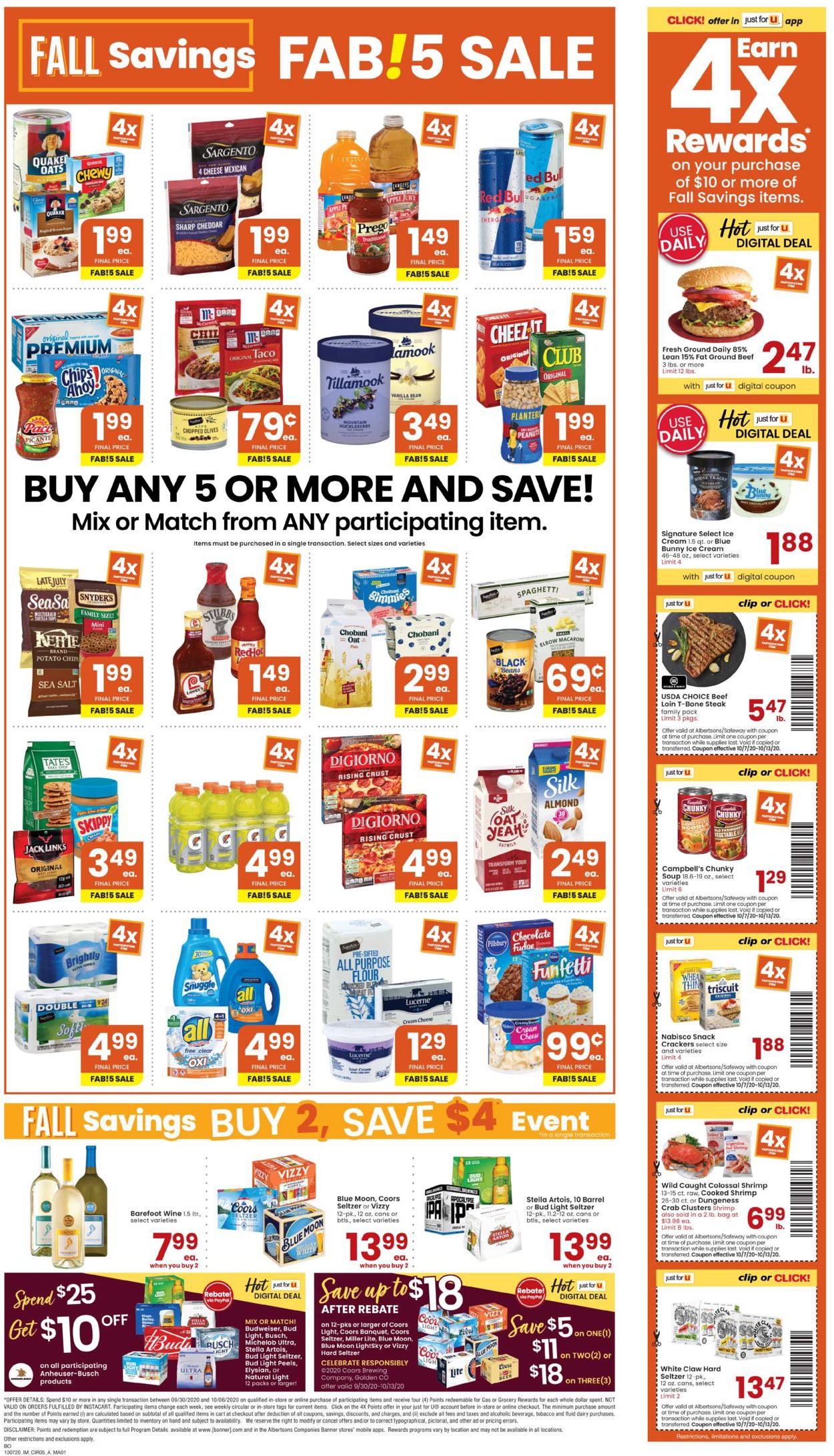 Catalogue Albertsons from 10/07/2020