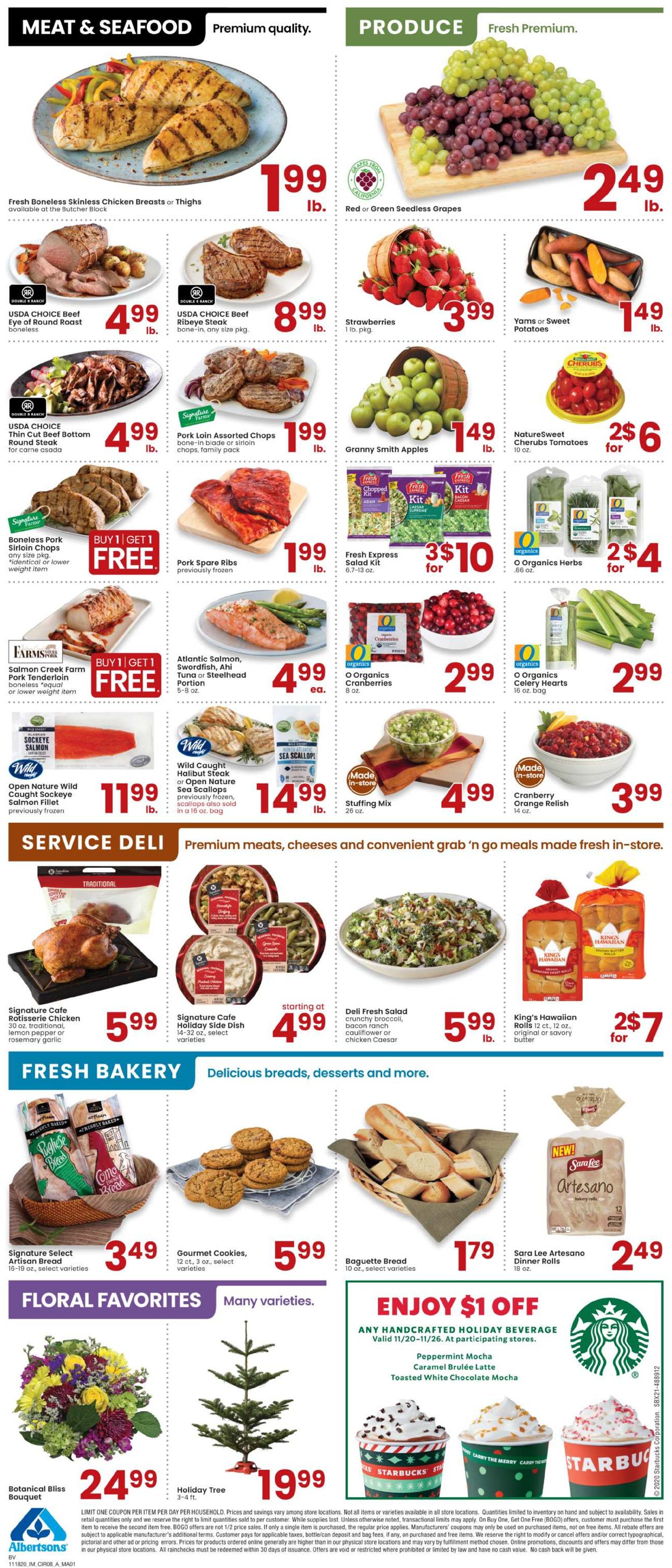 Catalogue Albertsons from 11/18/2020