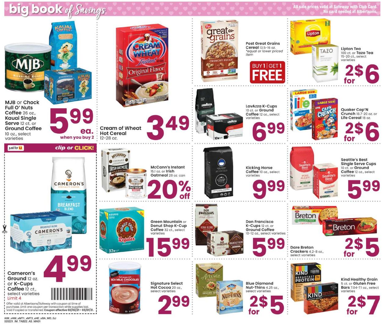 Catalogue Albertsons from 02/02/2021