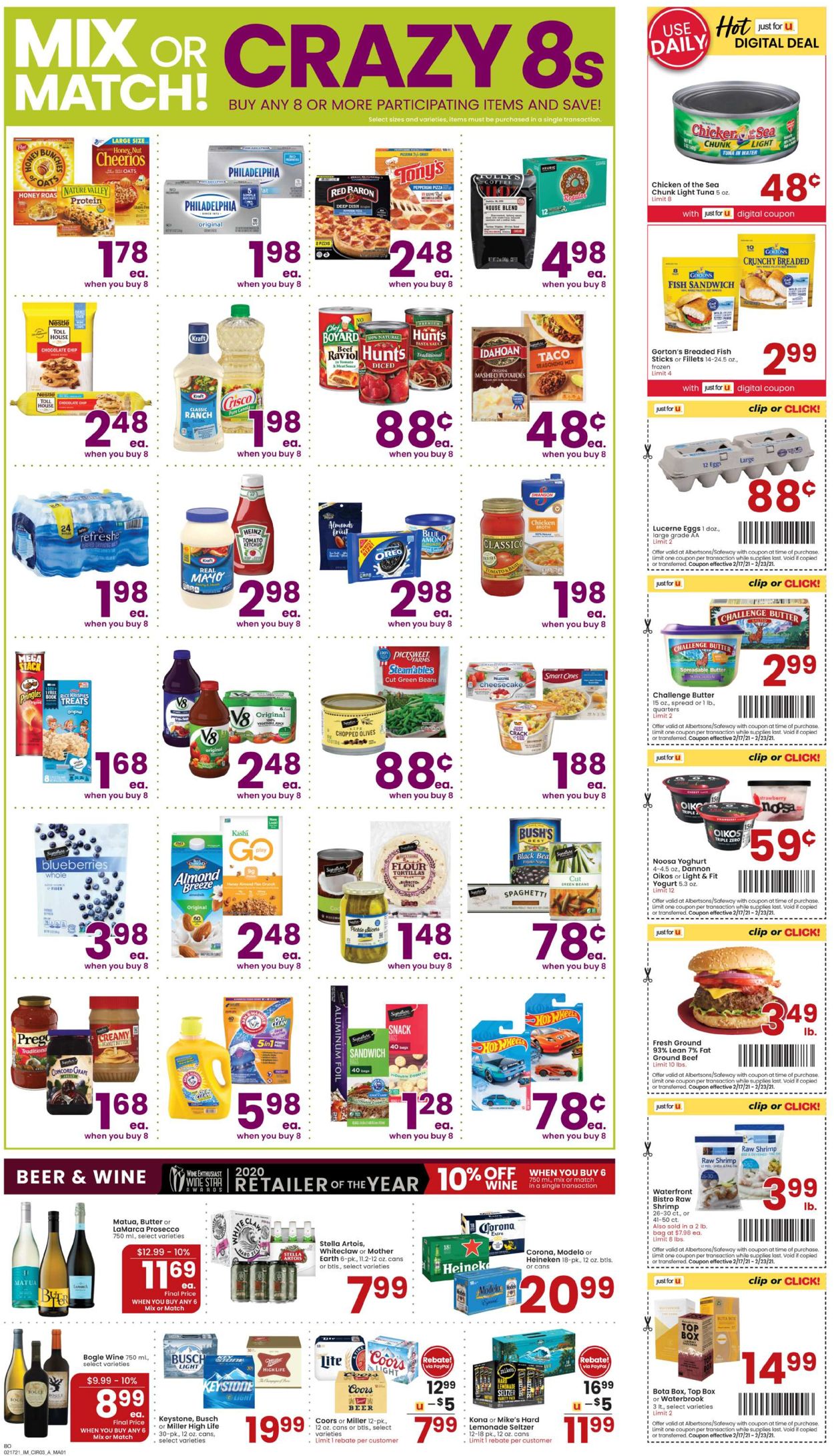 Catalogue Albertsons from 02/17/2021