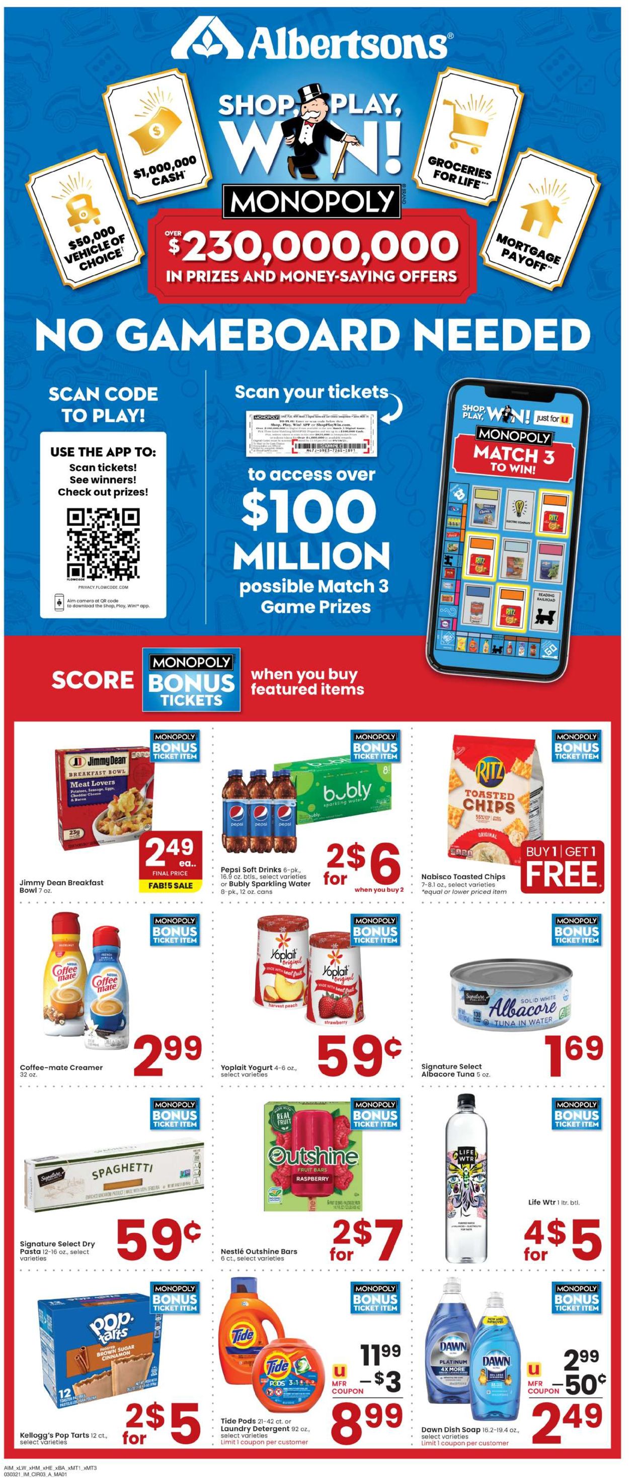 Catalogue Albertsons from 03/03/2021