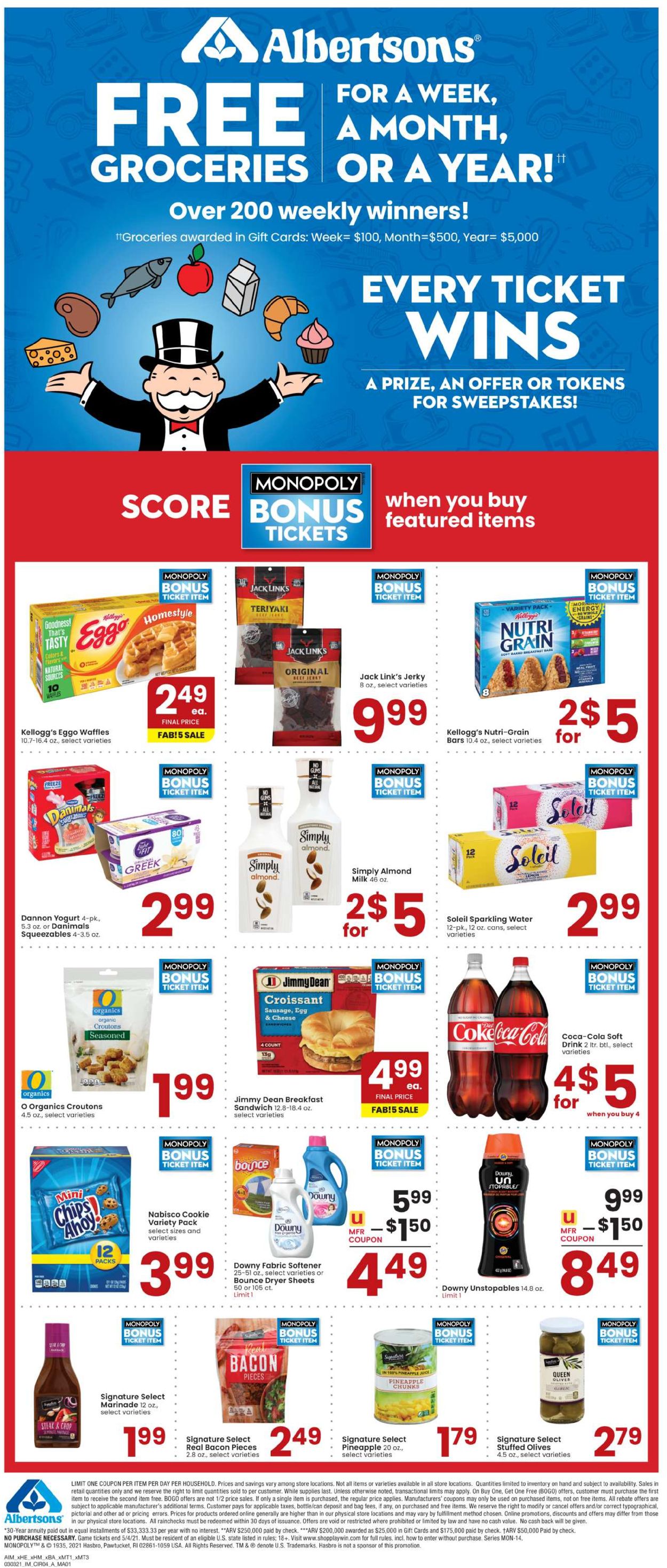 Catalogue Albertsons from 03/03/2021