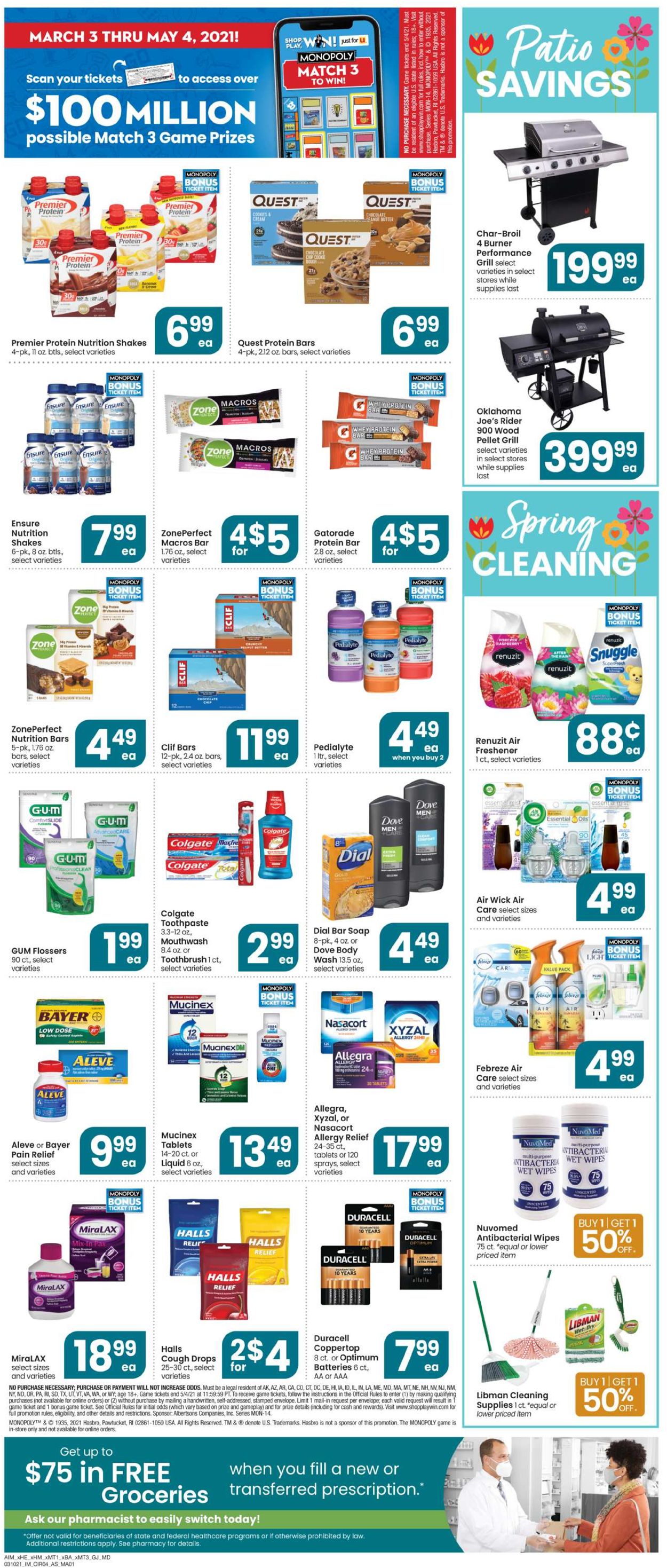 Catalogue Albertsons from 03/10/2021
