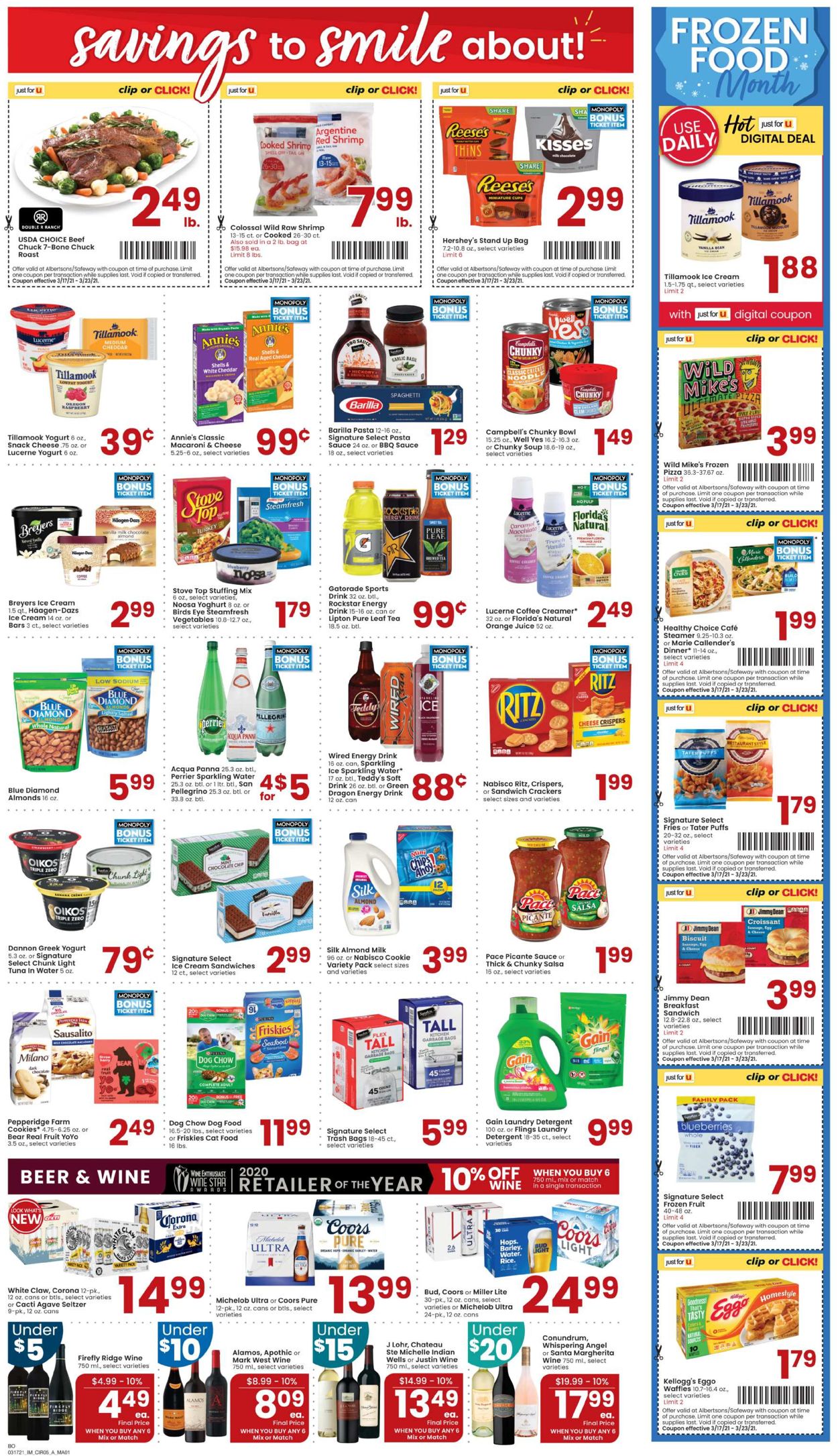 Catalogue Albertsons from 03/17/2021