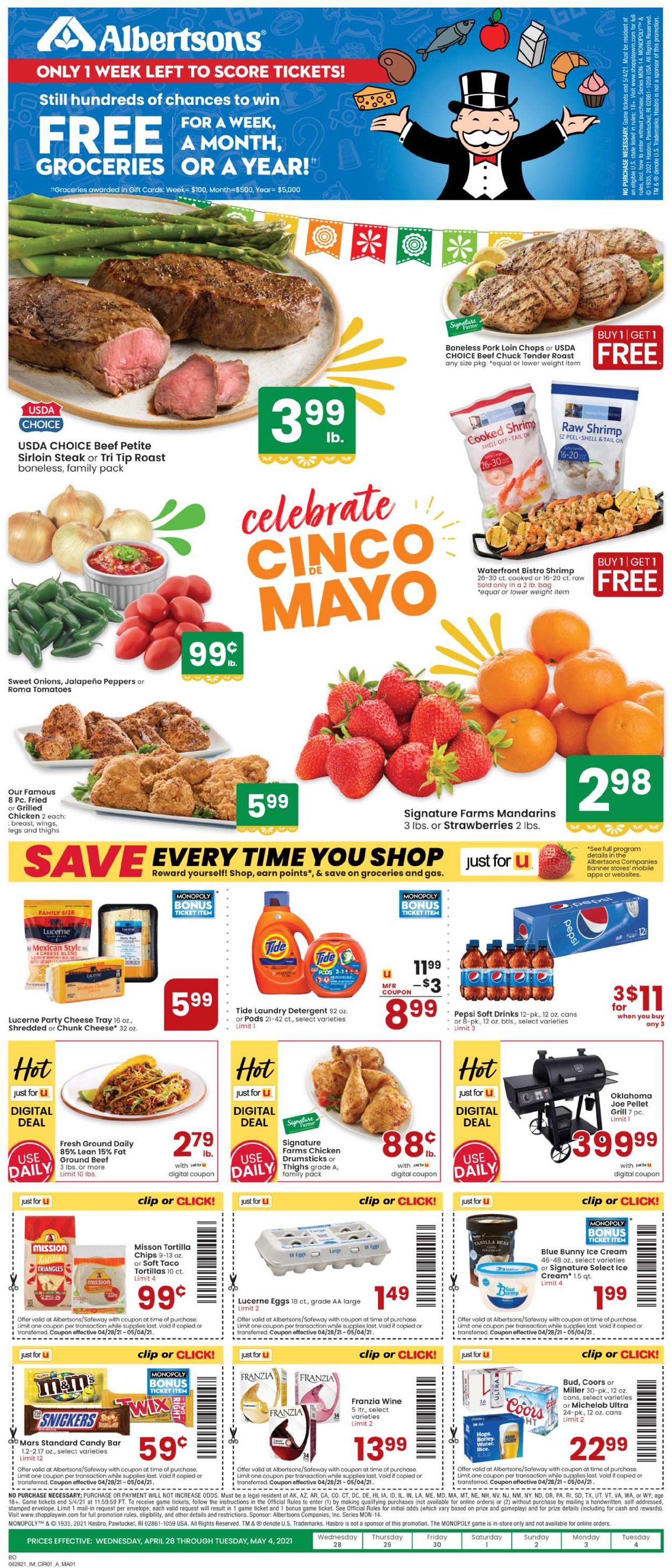 Catalogue Albertsons from 04/28/2021
