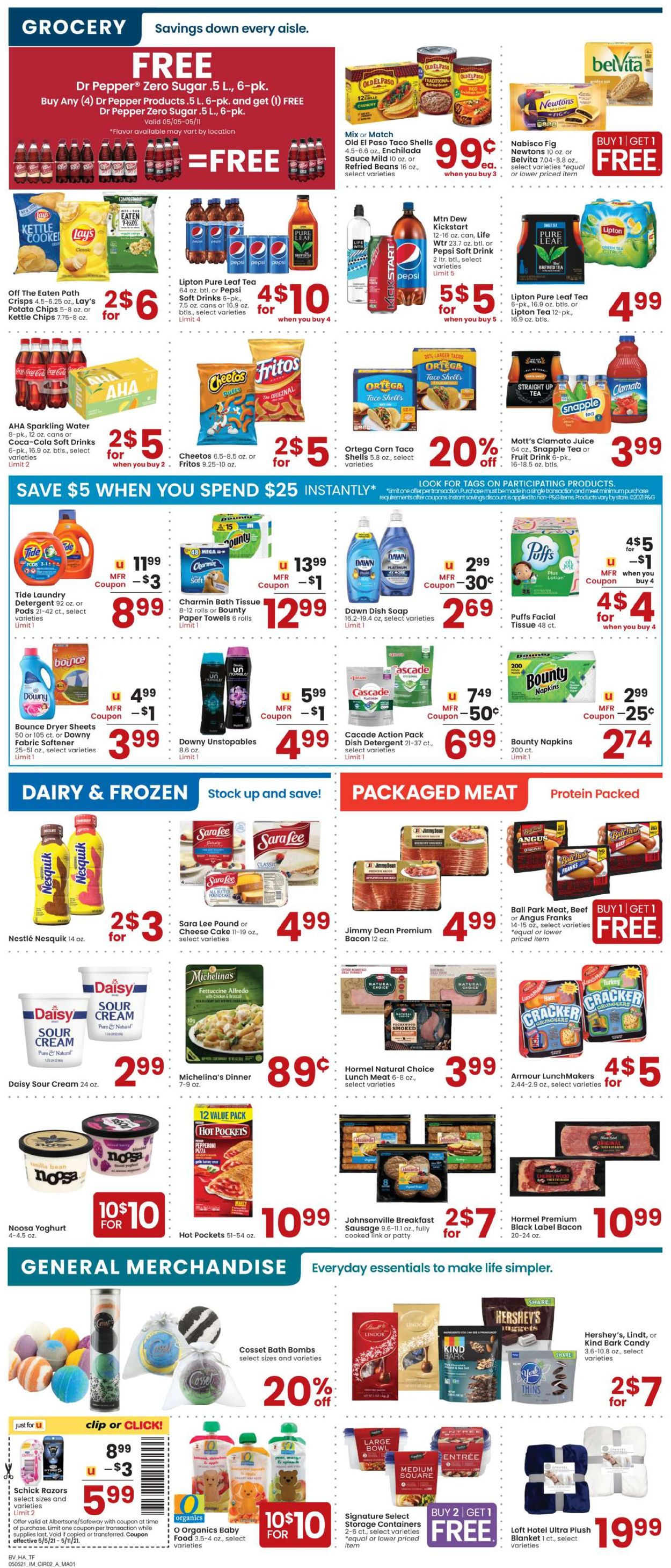 Catalogue Albertsons from 05/05/2021