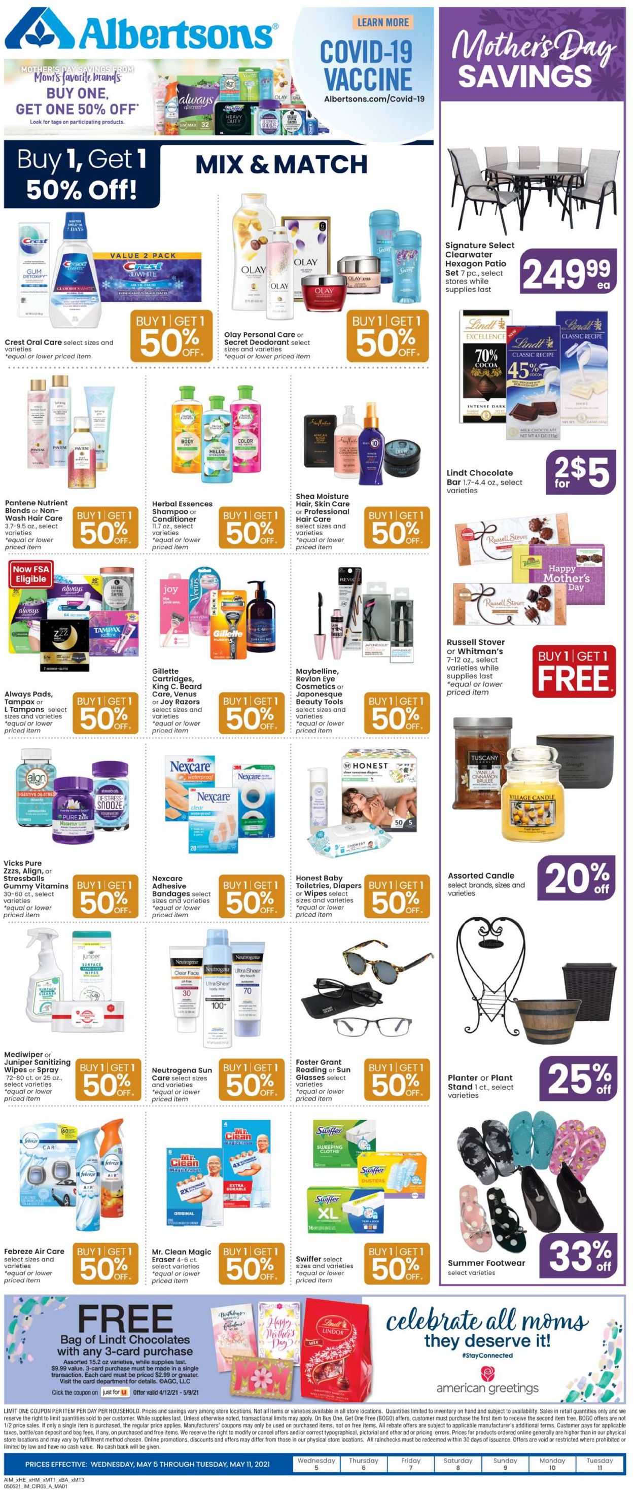 Catalogue Albertsons from 05/05/2021