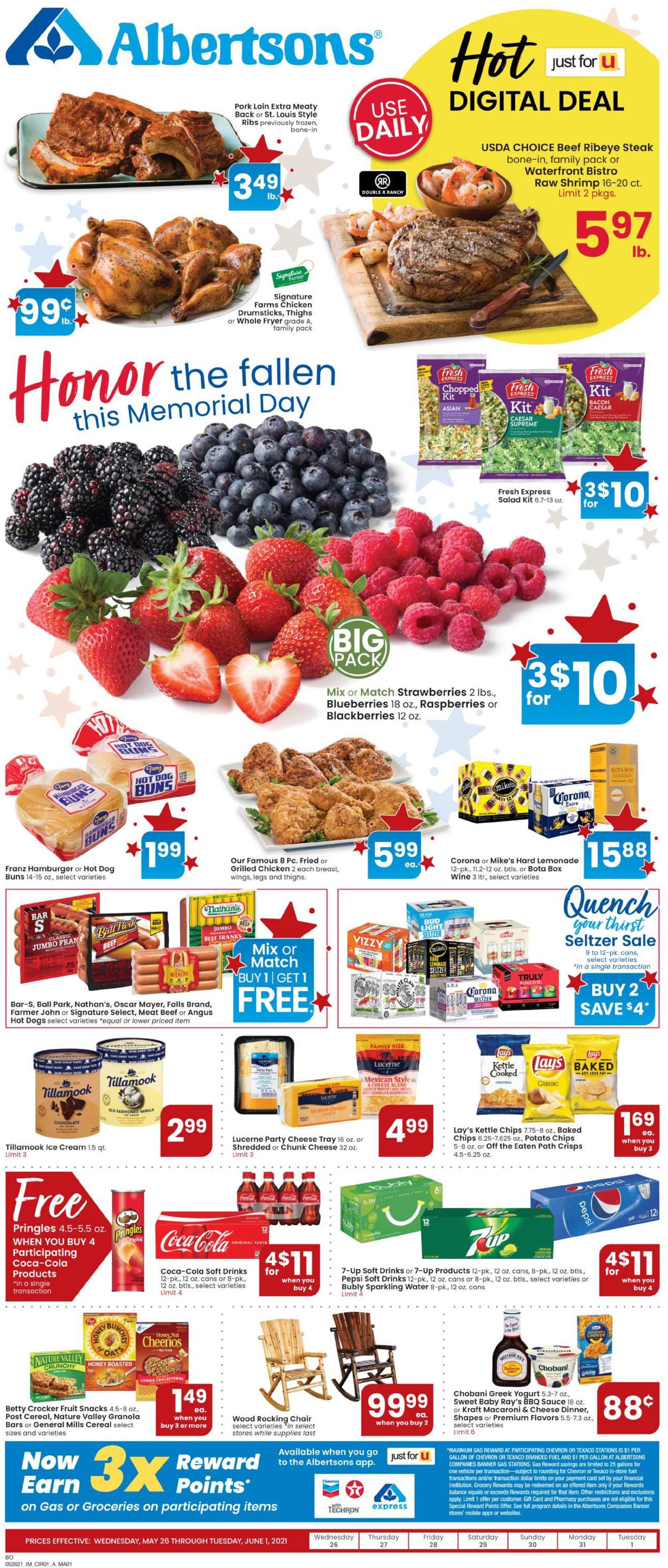Catalogue Albertsons from 05/26/2021