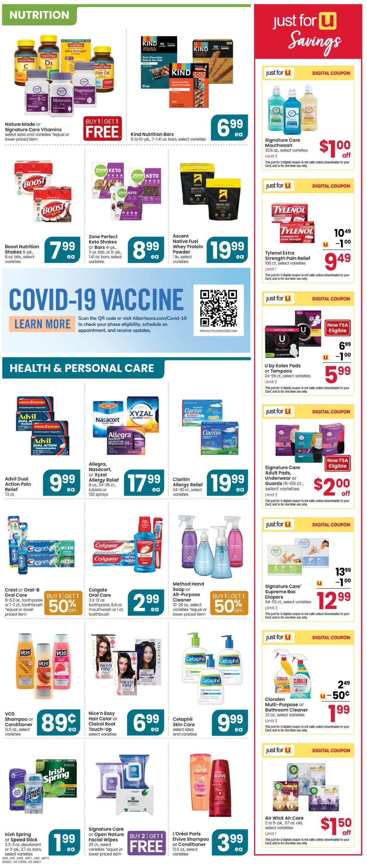 Catalogue Albertsons from 05/26/2021