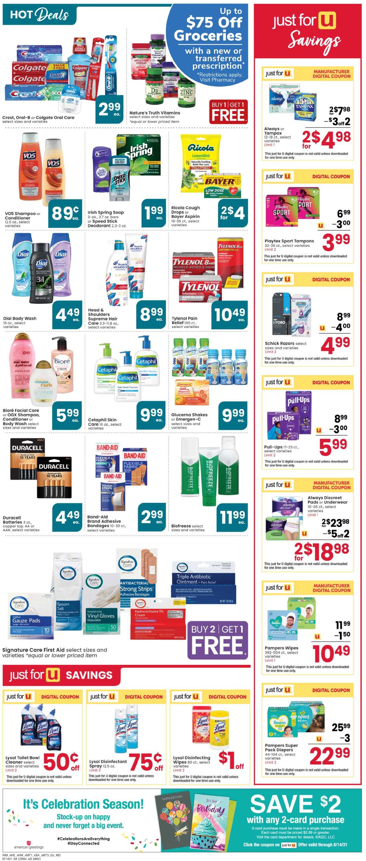 Albertsons Current weekly ad 07/14 - 07/20/2021 [4] - frequent-ads.com