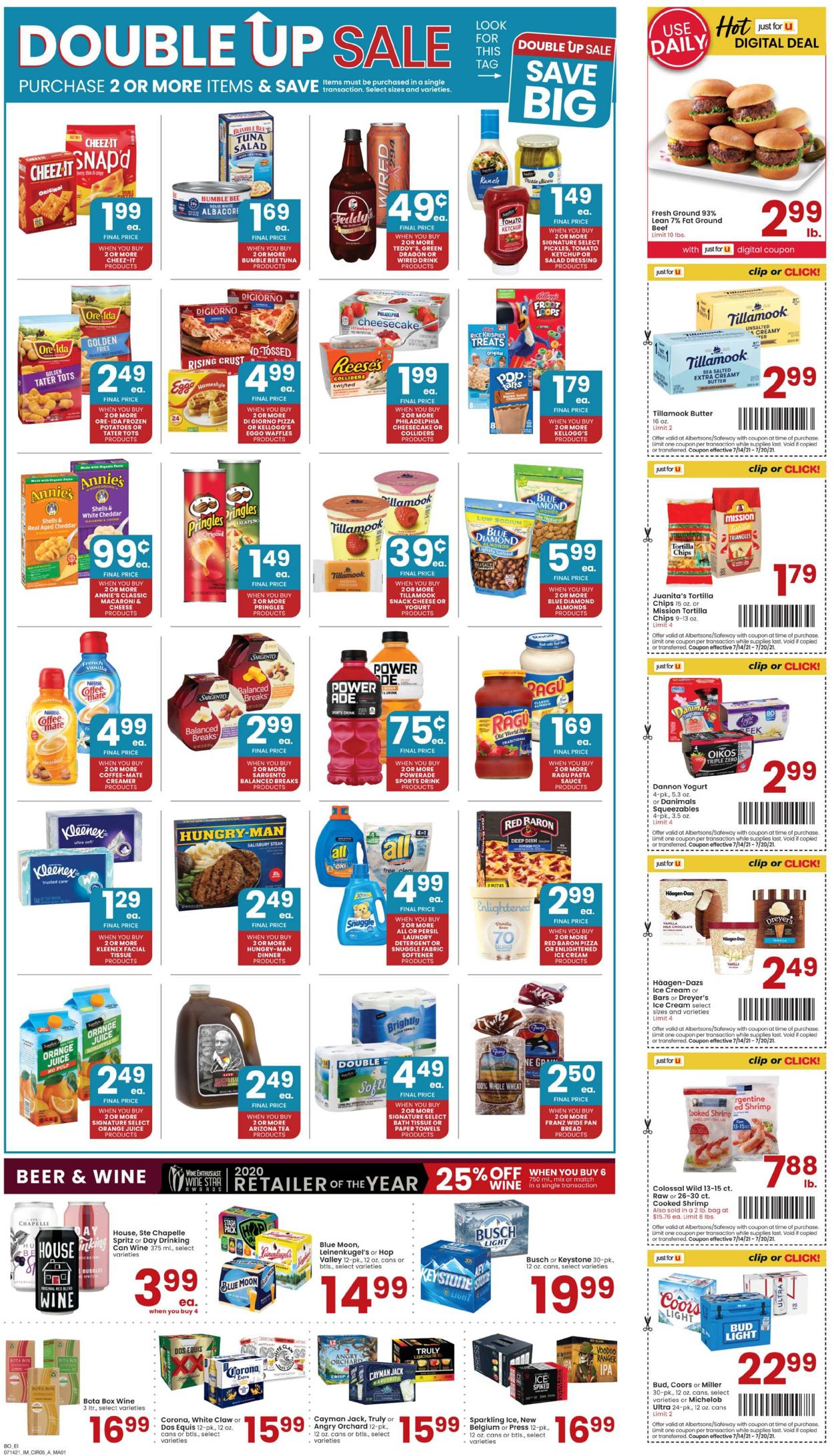 Catalogue Albertsons from 07/14/2021